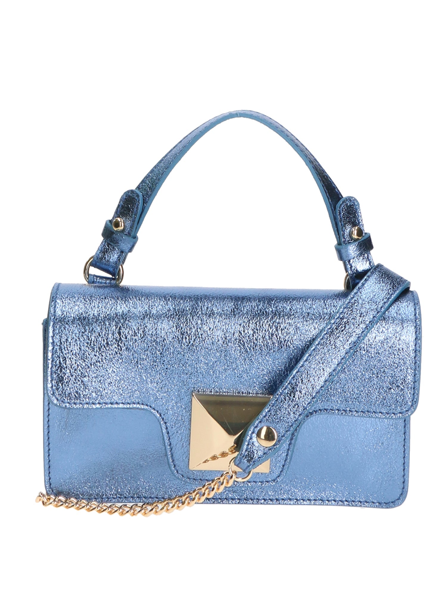 Hellen Borsa a mano da donna Vera pelle 06010-L026 JEANS Chiara Ferretti