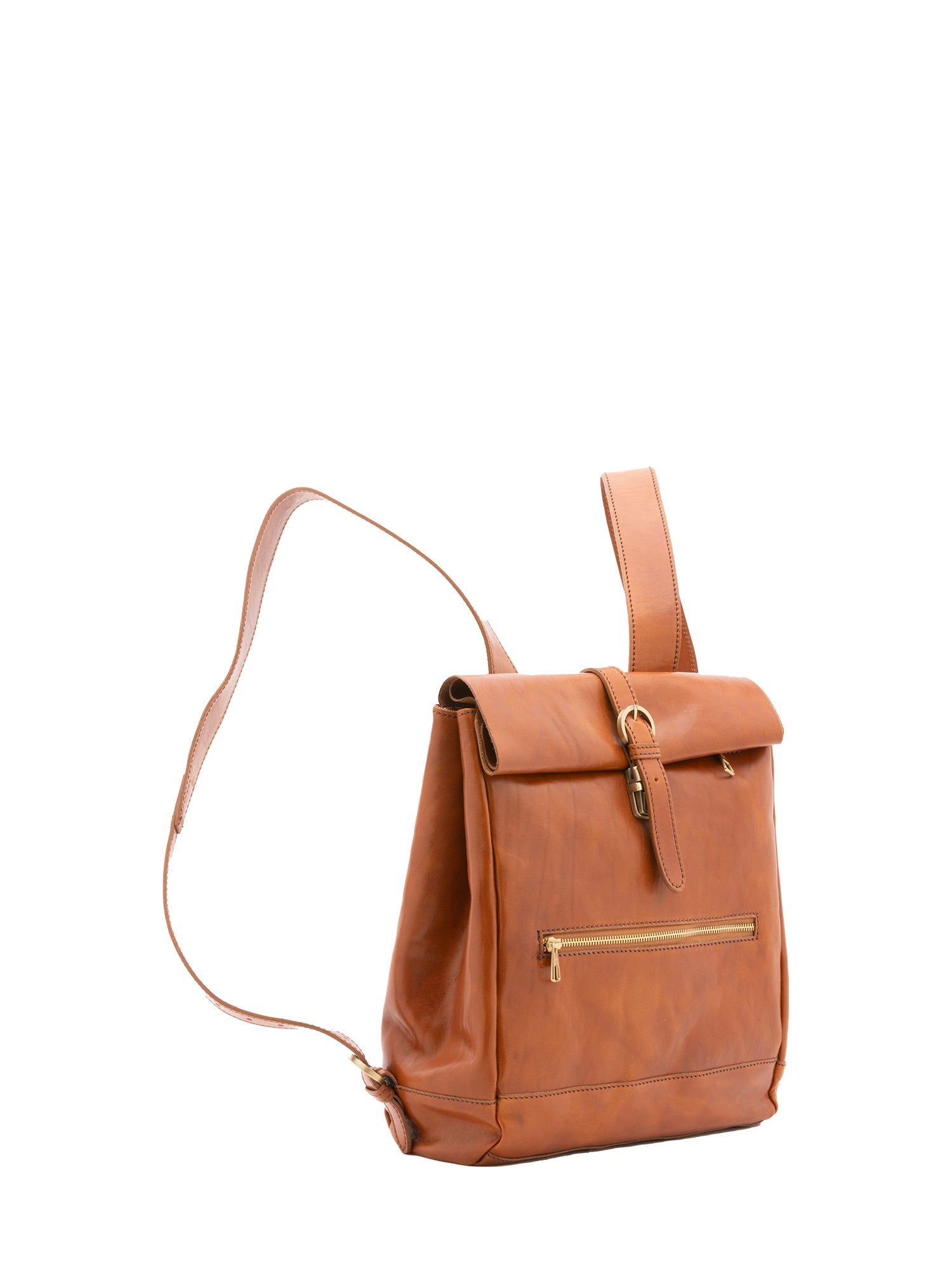 Zaino unisex in vera pelle 100% cotone 4590-MIELE Alessia Firenze