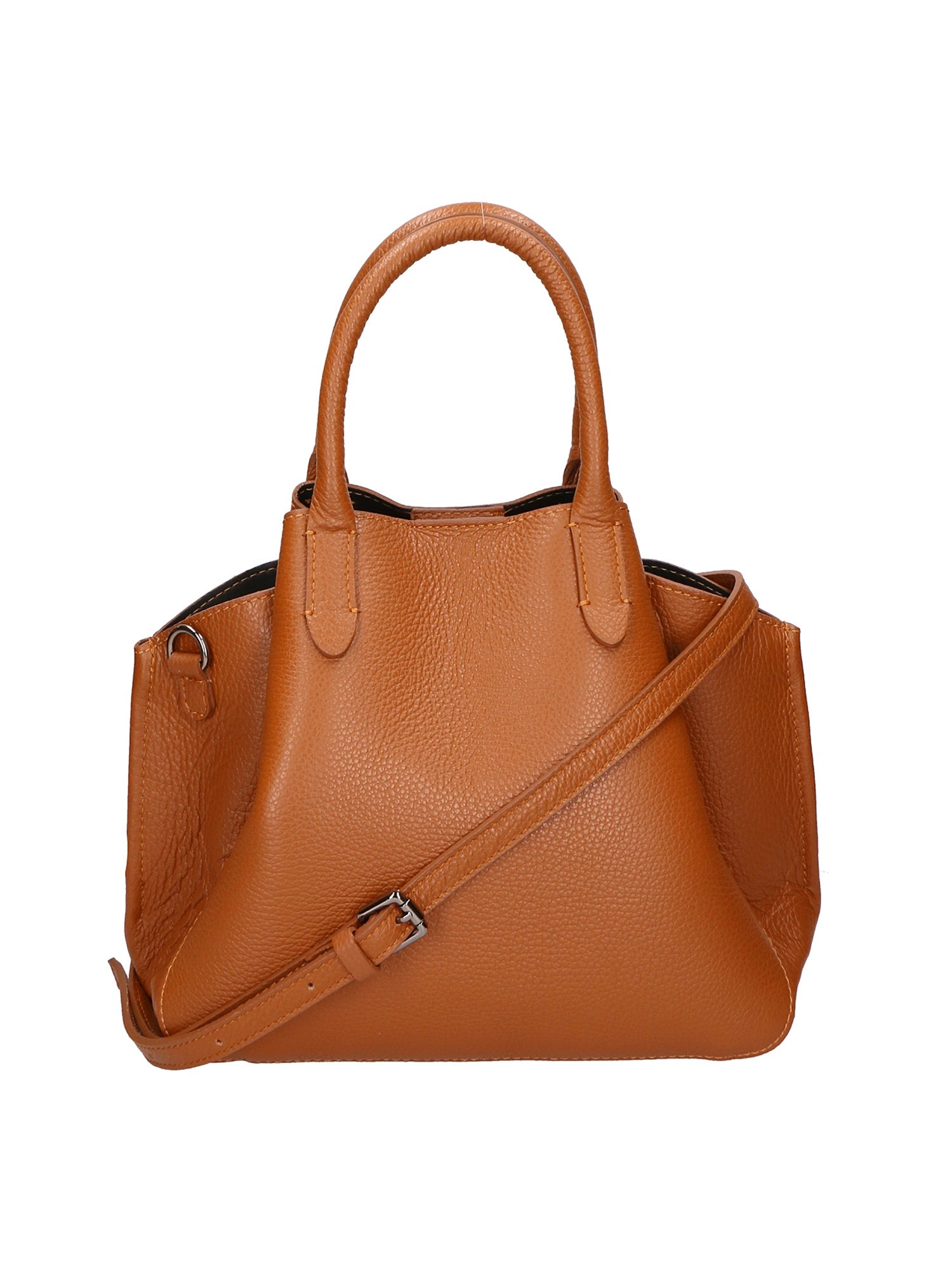 Vincenza Borsa a mano da donna Vera pelle 06898-D17 CUOIO Chiara Ferretti