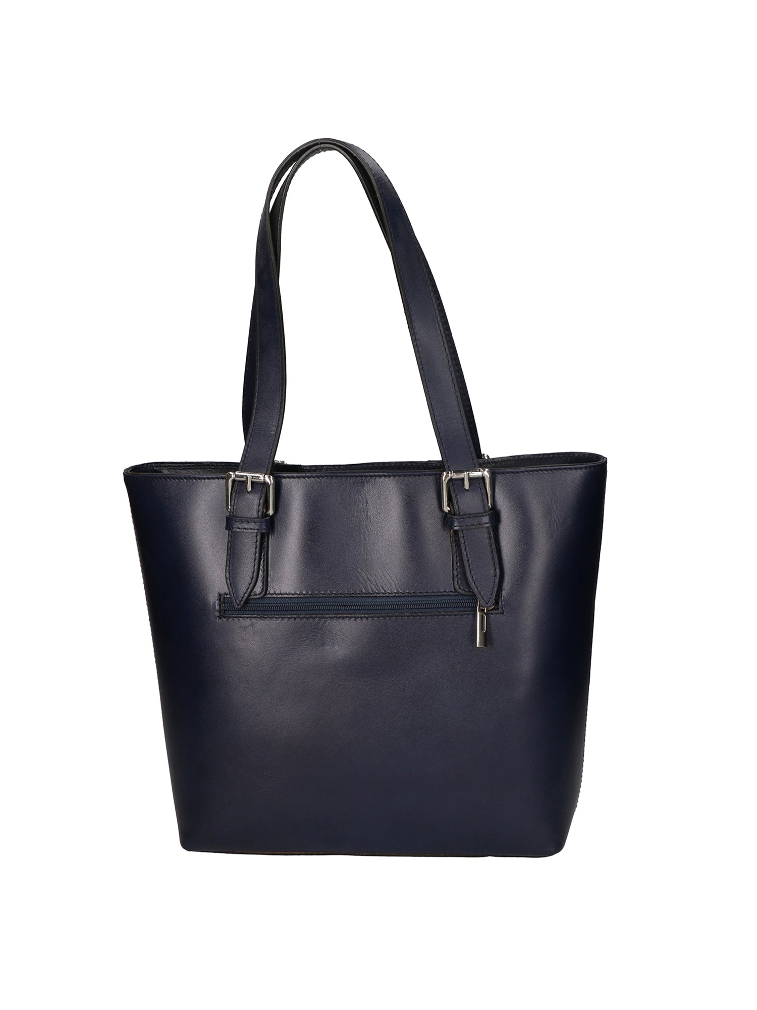 Farah Borsa a mano da donna 100% pelle 9055-BLU Chiara Ferretti