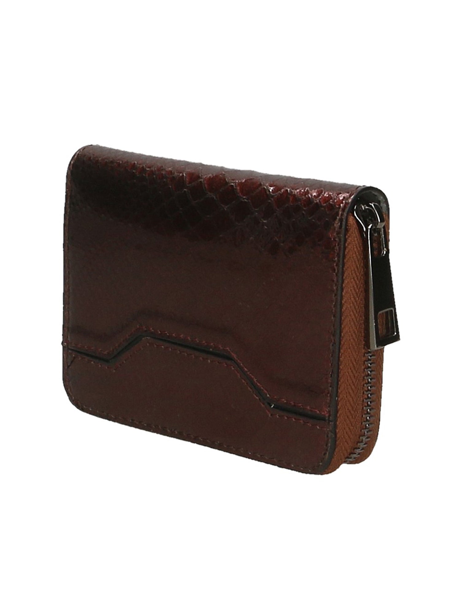 Nohemi Portafoglio donna vera pelle Zip 524072-T.MORO DARK BROWN Chiara Ferretti