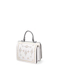 Florianne Borsa a tracolla da donna Vera pelle 1885-BIANCO Chiara Ferretti
