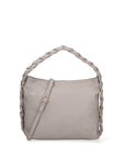 Damen-Schultertasche aus echtem Leder, hergestellt in Italien, 31 x 26 x 12 cm