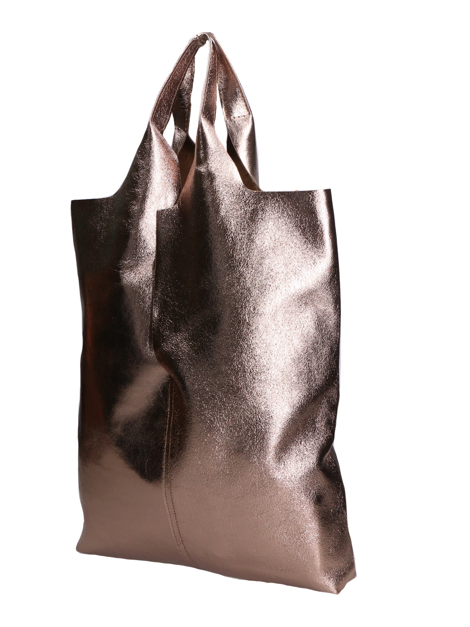Argenta Borsa a spalla da donna Pelle laminata 05358-L005 BRONZO Chiara Ferretti
