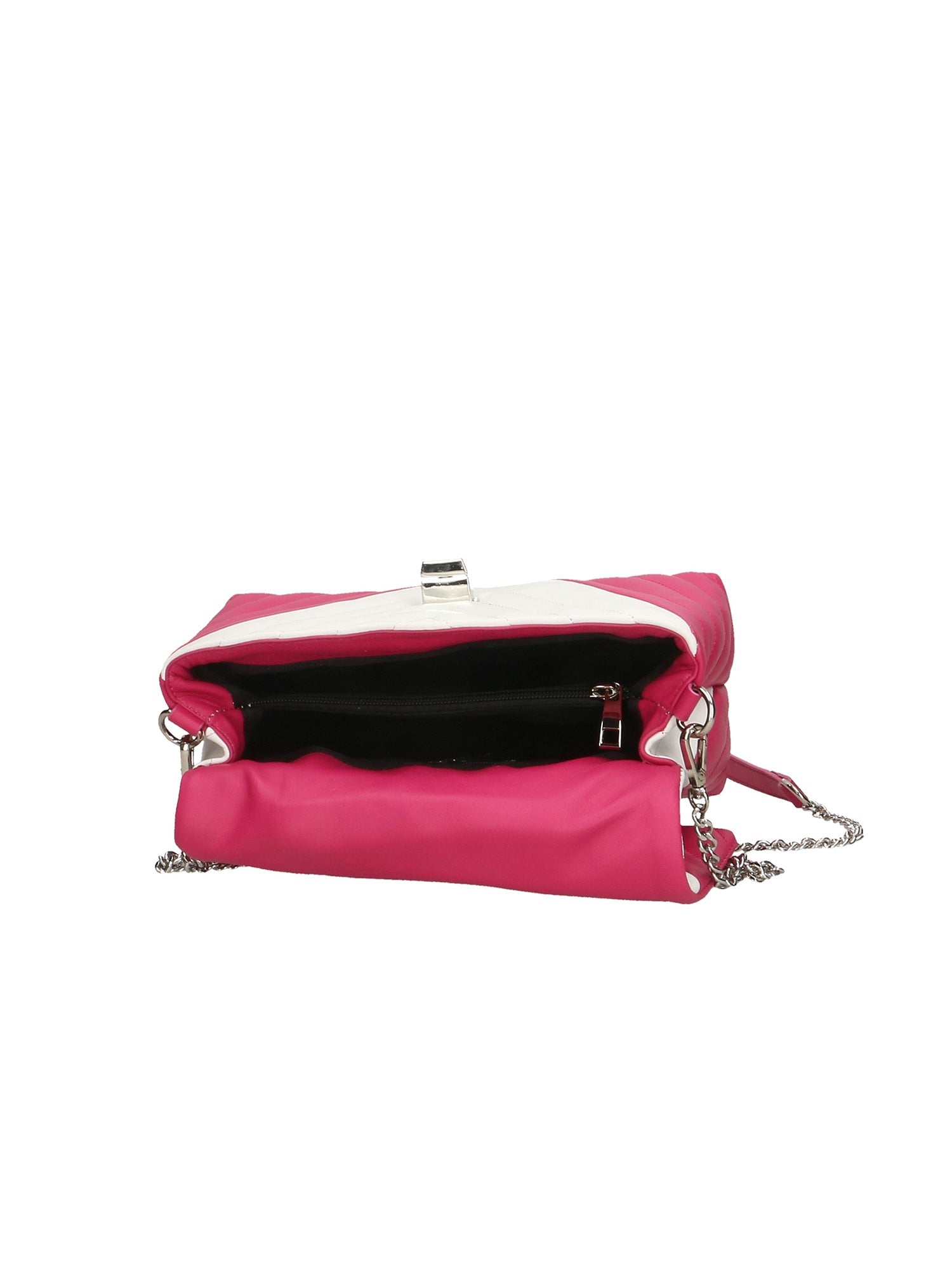 Ramona Borsa a mano da donna Vera pelle 192280-FUXIA + BIANCO Chiara Ferretti