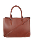 Fiorenza Borsa a mano da donna Vera pelle 9113-MARRONE BROWN Chiara Ferretti