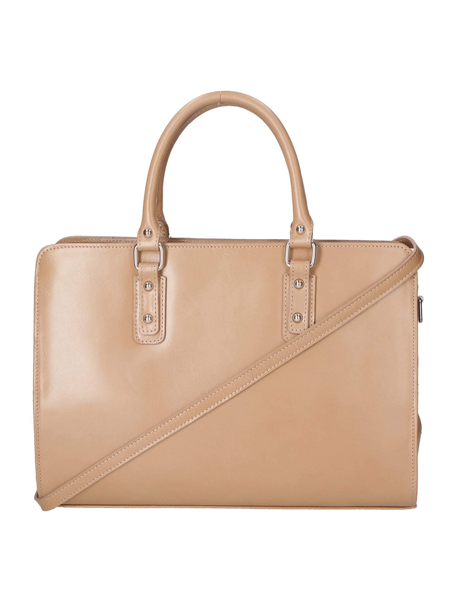 Fabrizia Borsa a mano da donna Vera pelle 9047-FANGO TAUPE Chiara Ferretti