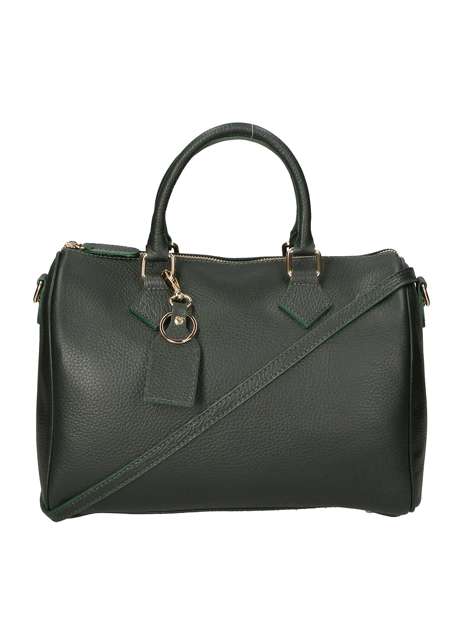 Aralia Borsa a bauletto da donna 100% pelle 5176-D14 VERDE SCURO DARK GREEN Chiara Ferretti