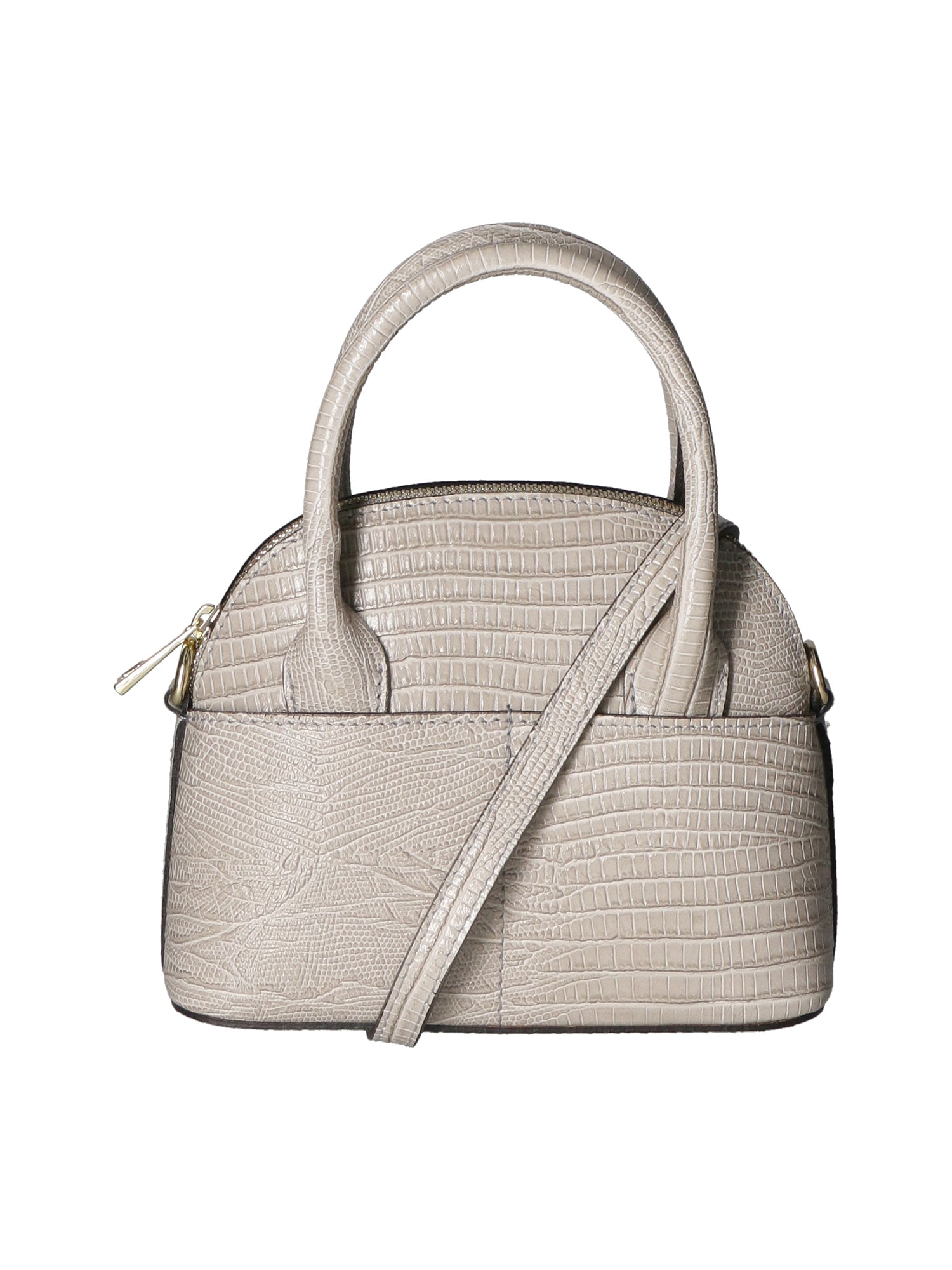 Perla Borsa a mano da donna Vera pelle 02865-LU16 GRIGIO GREY Chiara Ferretti