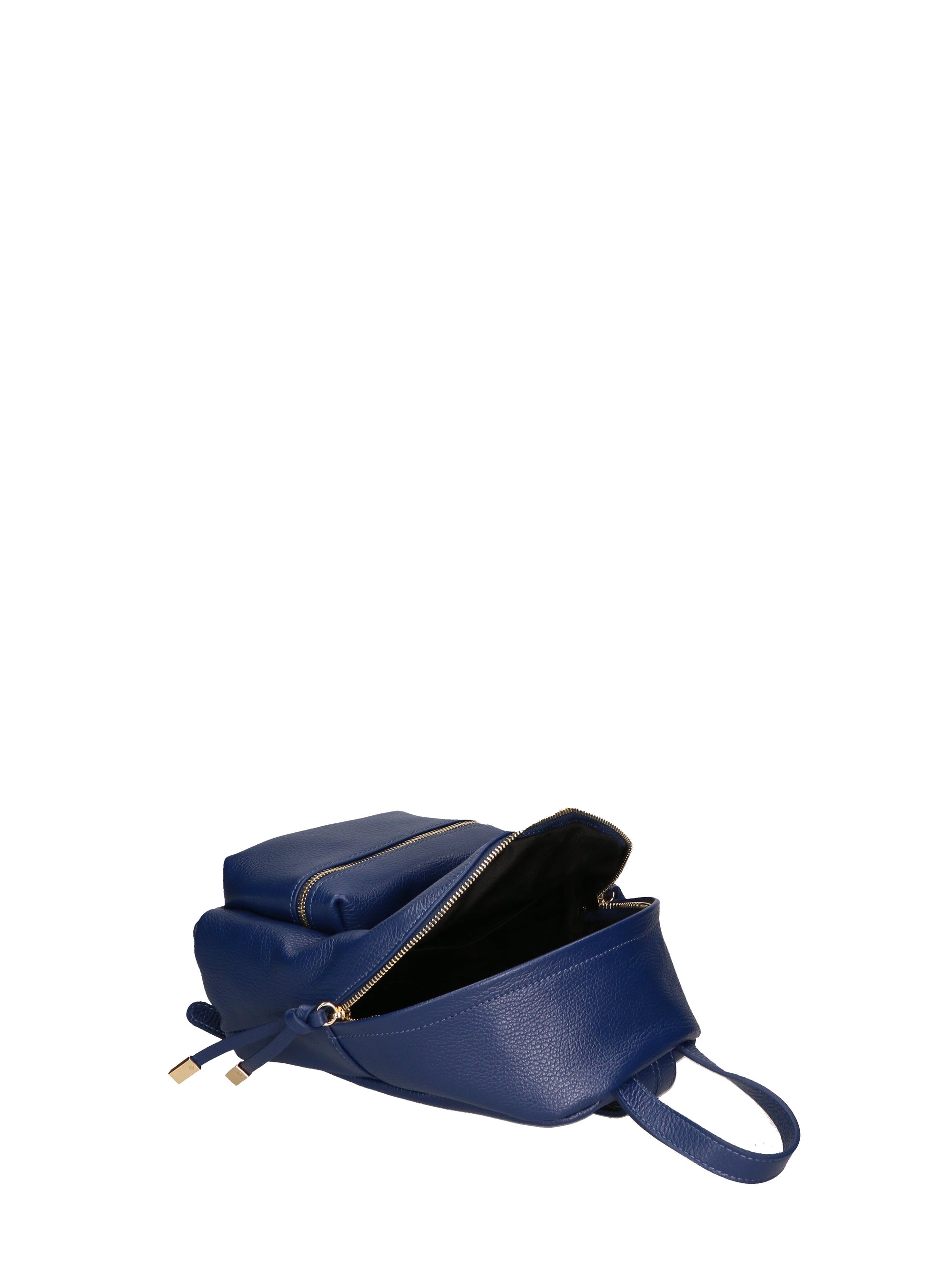 Liriope Borsa a mano da donna Vera Pelle 06515-D24 BLU JEANS Chiara Ferretti