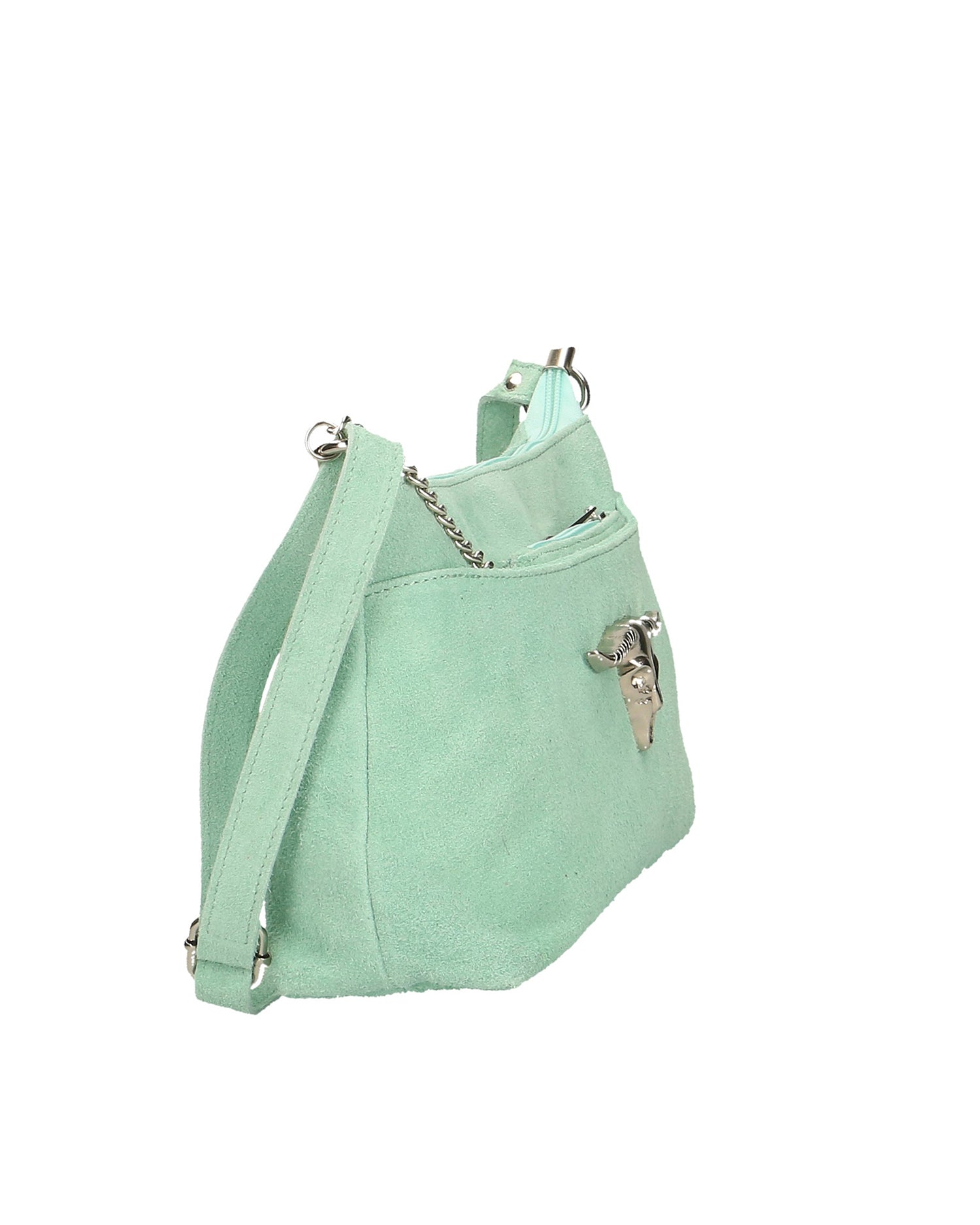 Embera Elite Borsa a tracolla donna Vera pelle scamosciata 8650-MARINA Chiara Ferretti