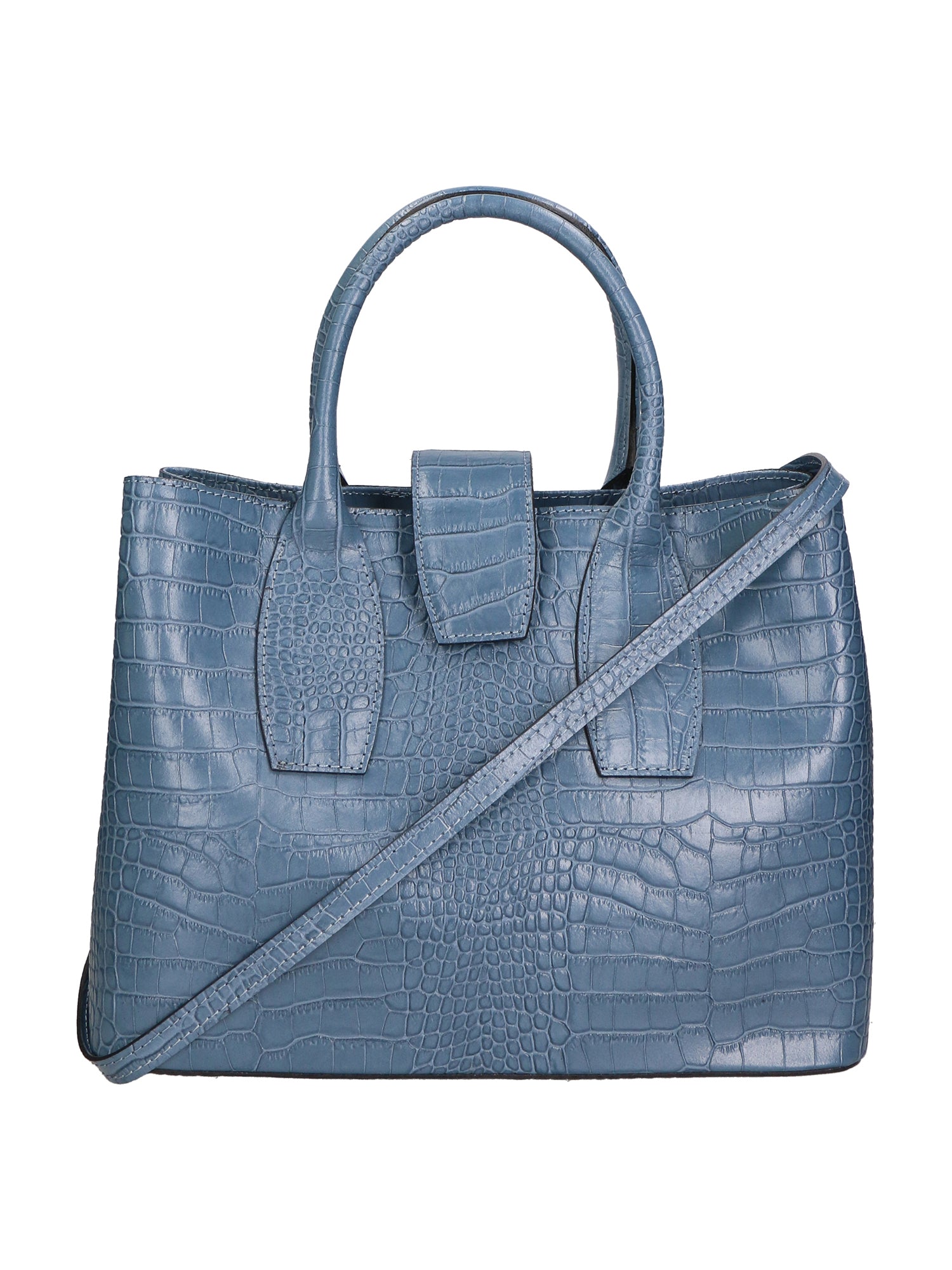 Letizia Borsa a mano da donna Pelle stampata croco 06542-CARTA ZUCCHERO Chiara Ferretti