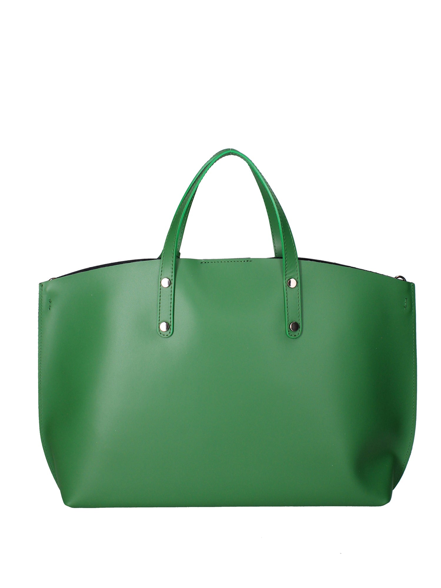 Borsa a spalla da donna In Vera pelle Made in Italy 48x31x11 cm