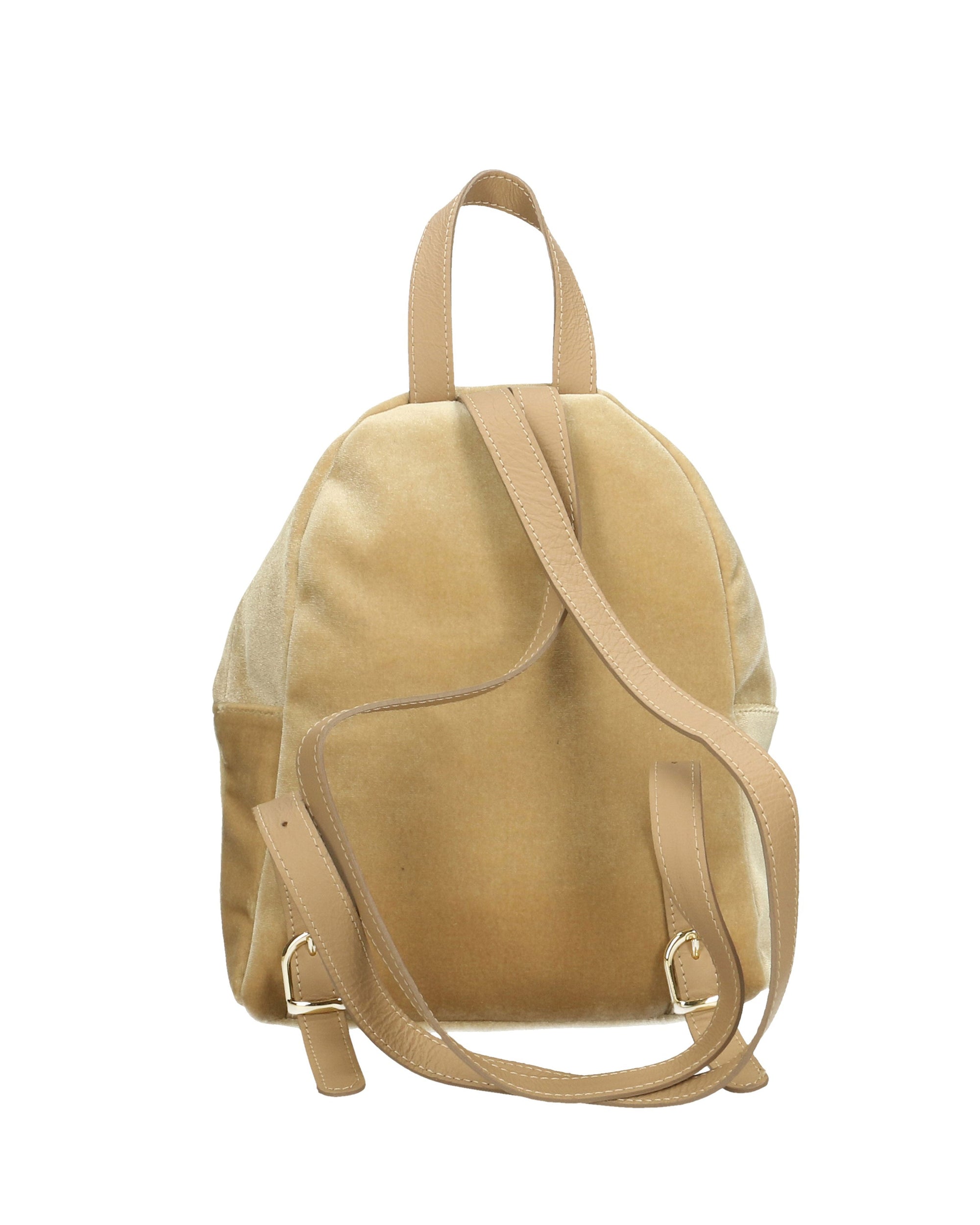 Belluno 8933-FANGO Zaino da donna in velluto Chiara Ferretti