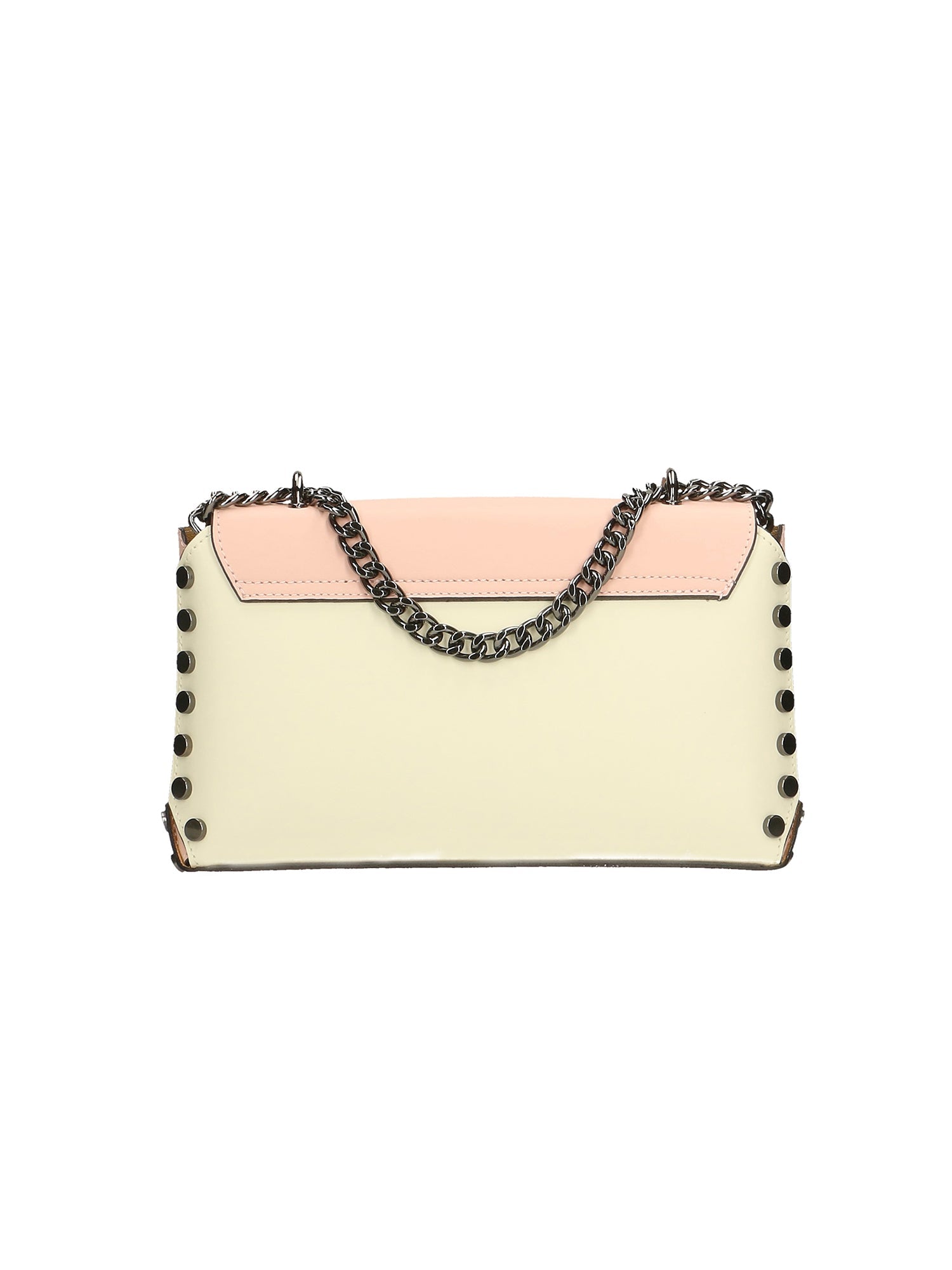 Vera pelle 8641-BEIGE+ROSA Borsa a tracolla da donna Evanthe Pro Chiara Ferretti