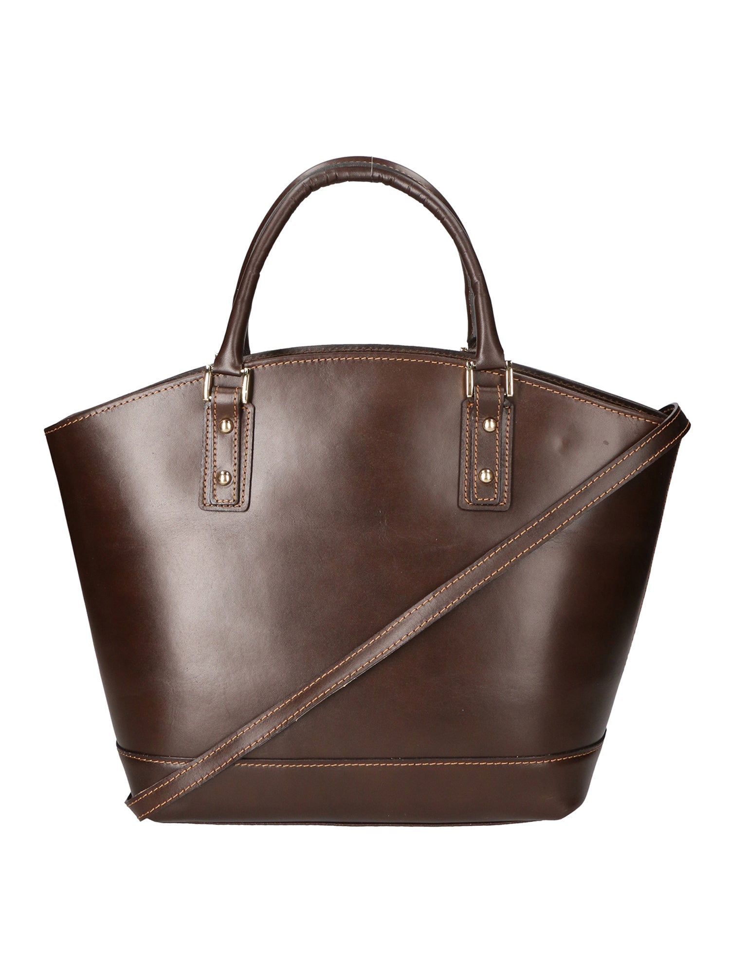 Evelyn Borsa a mano da donna 100% pelle 9027-TMORO DARK BROWN Chiara Ferretti
