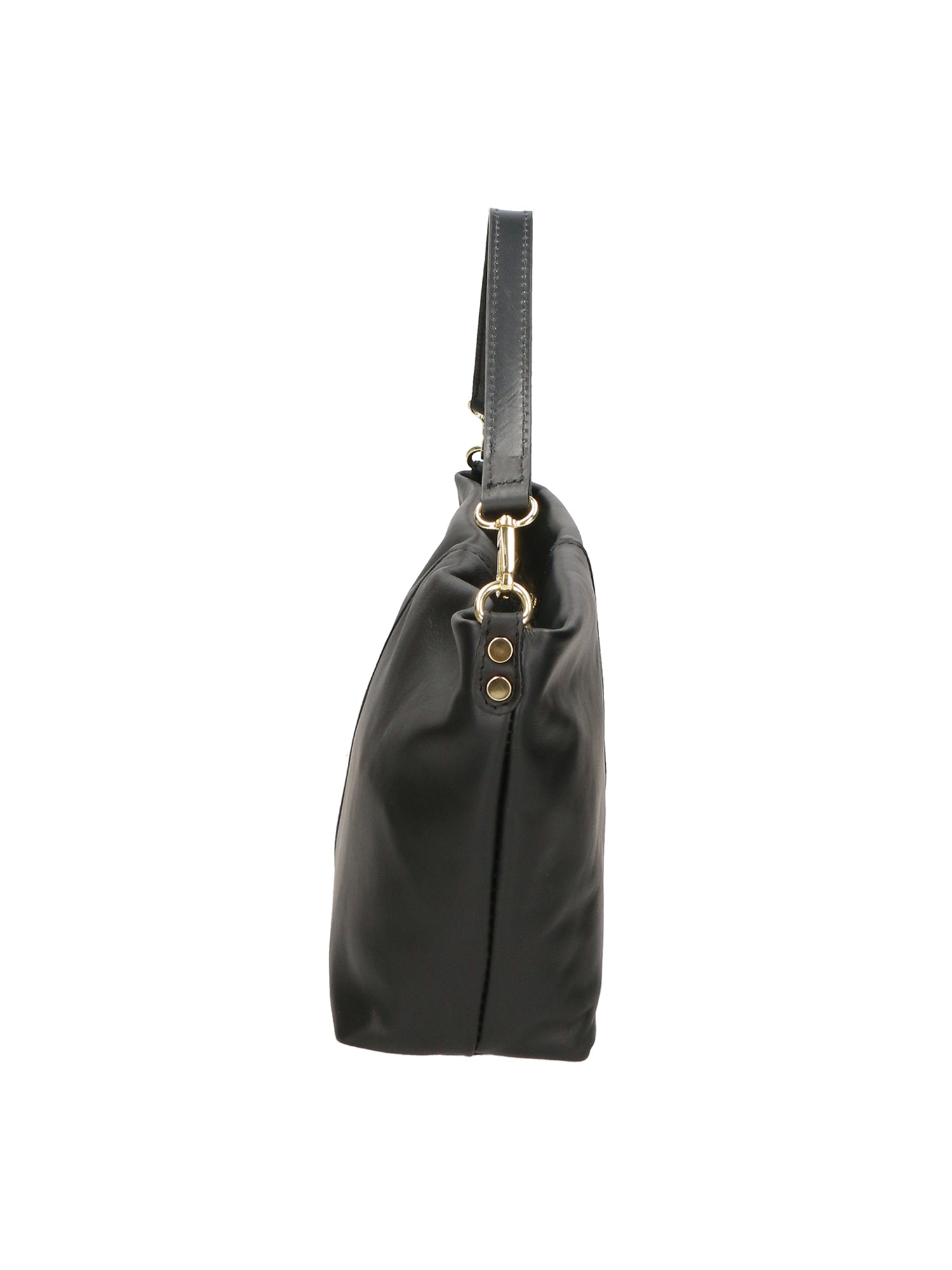 Ginevra Borsa a spalla da donna Vera pelle 05936-NERO BLACK Chiara Ferretti