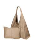 Ginger Borsa a spalla da donna Vera pelle 05788-D05 TAUPE Chiara Ferretti