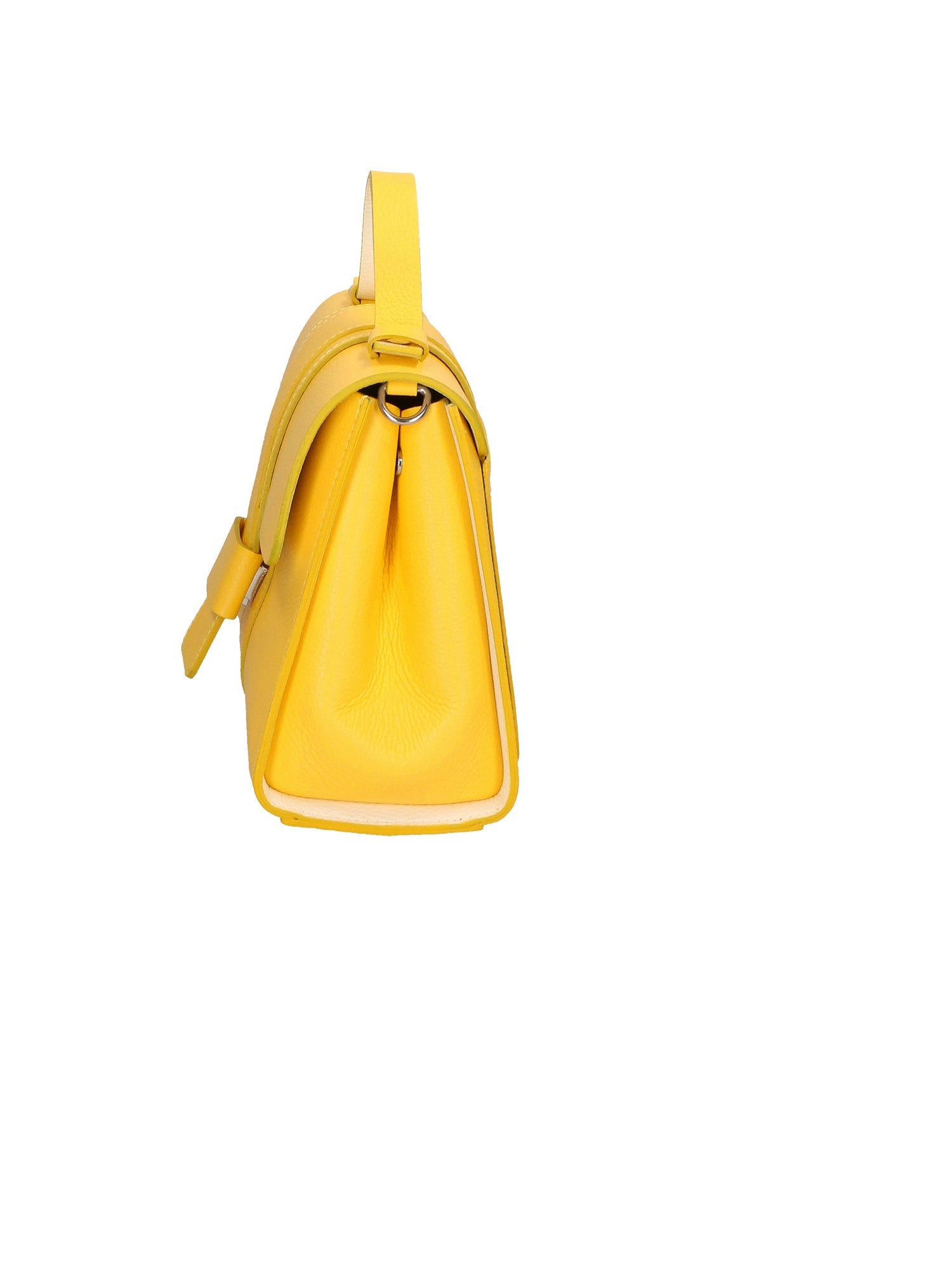 Gina Borsa a mano da donna Vera pelle 05926-D504 YELLOW+D537 CREMINO Chiara Ferretti