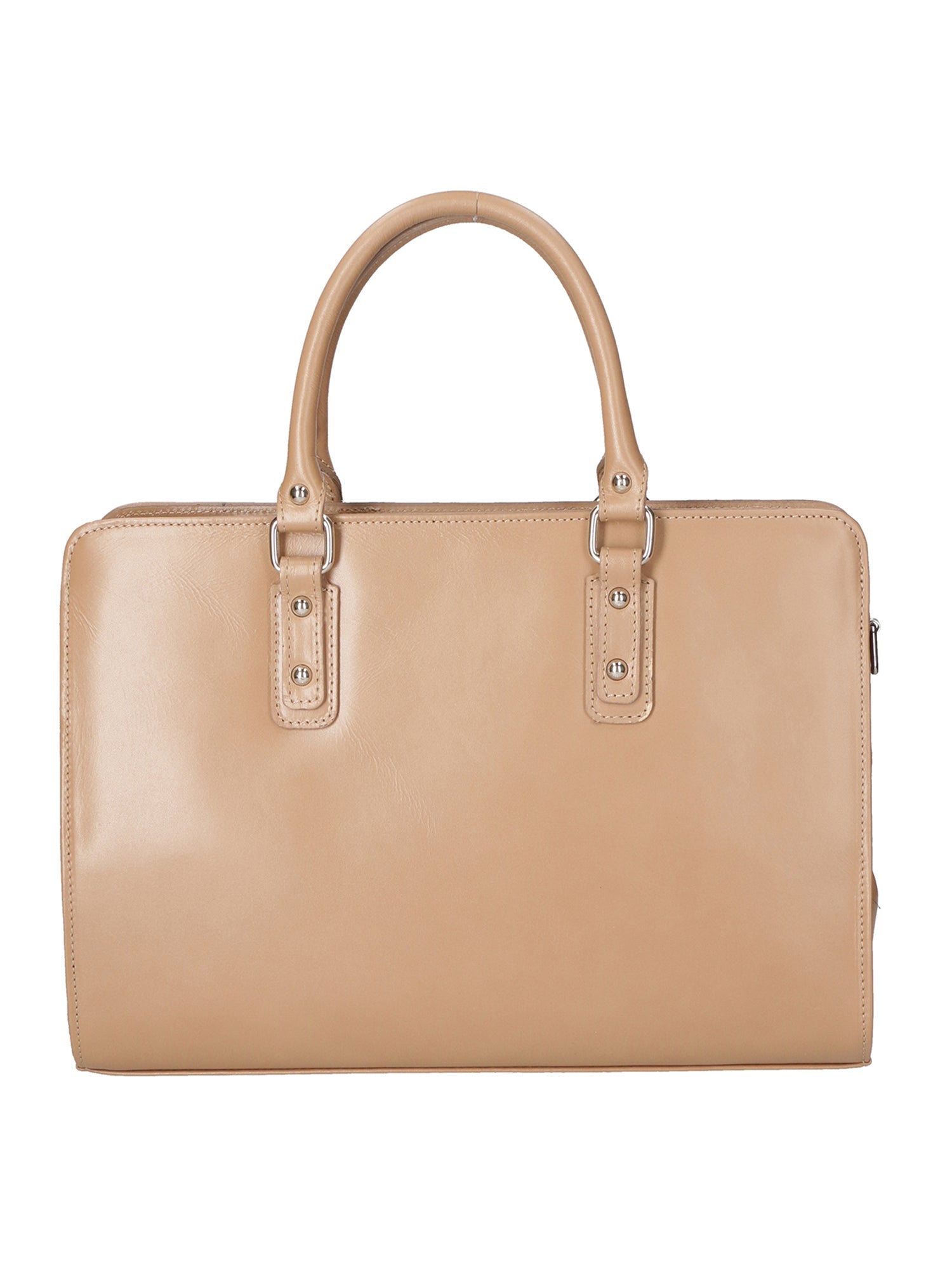 Fabrizia Borsa a mano da donna Vera pelle 9047-FANGO TAUPE Chiara Ferretti