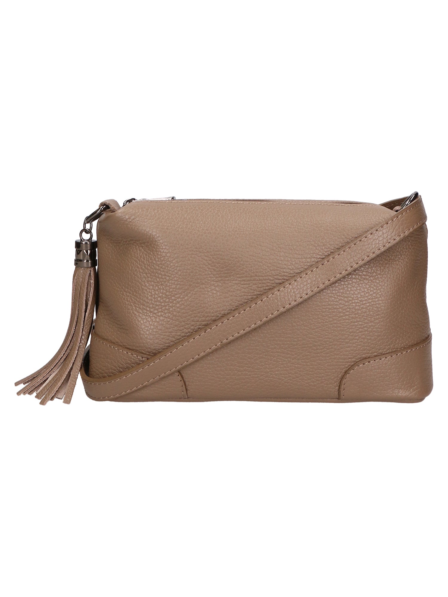 Lidia Borsa a mano da donna Vera pelle 06513-TAUPE Chiara Ferretti
