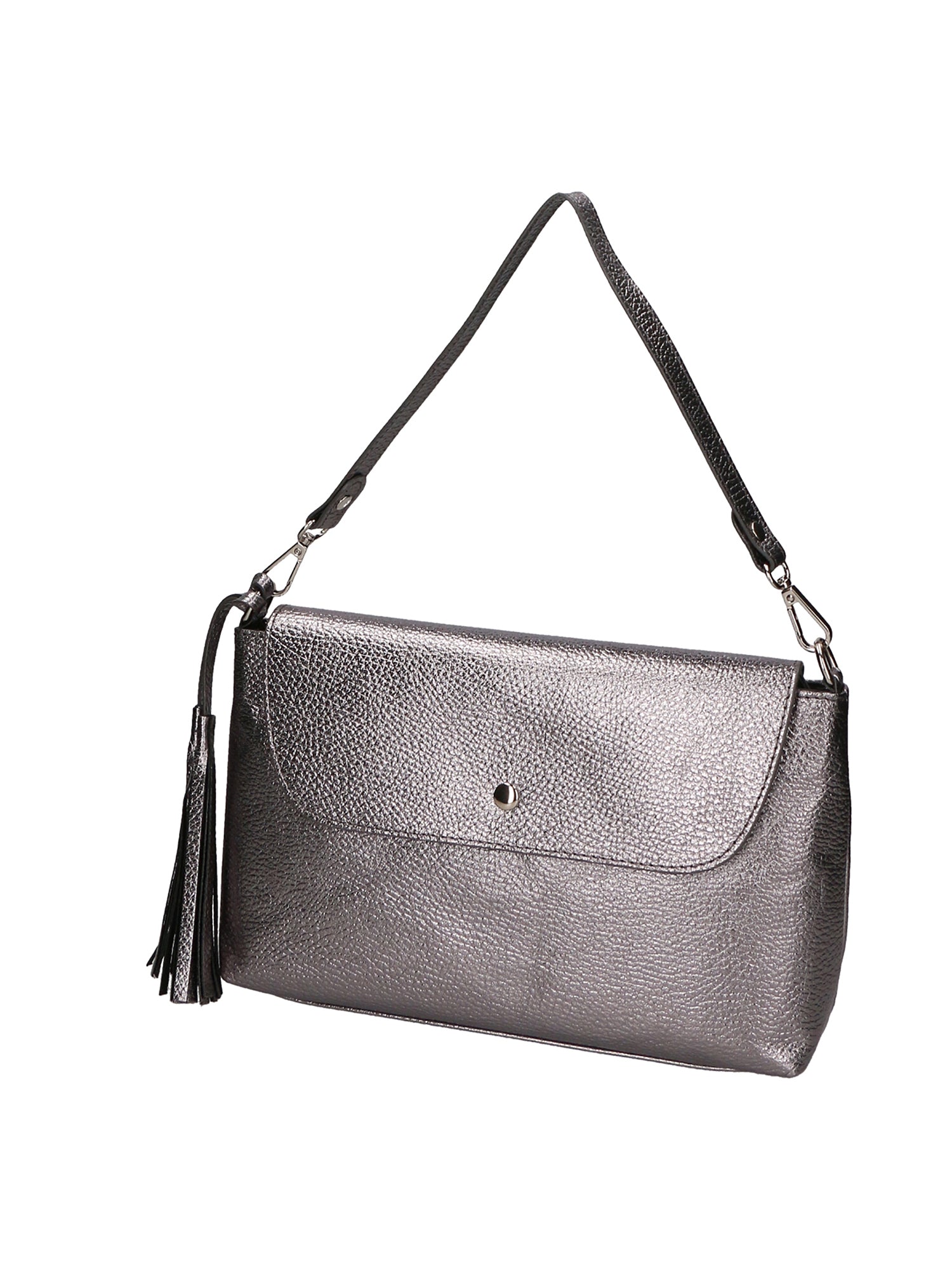 Pochette da Donna Giordana in Vera Pelle Made in Italy 10x28x6 cm
