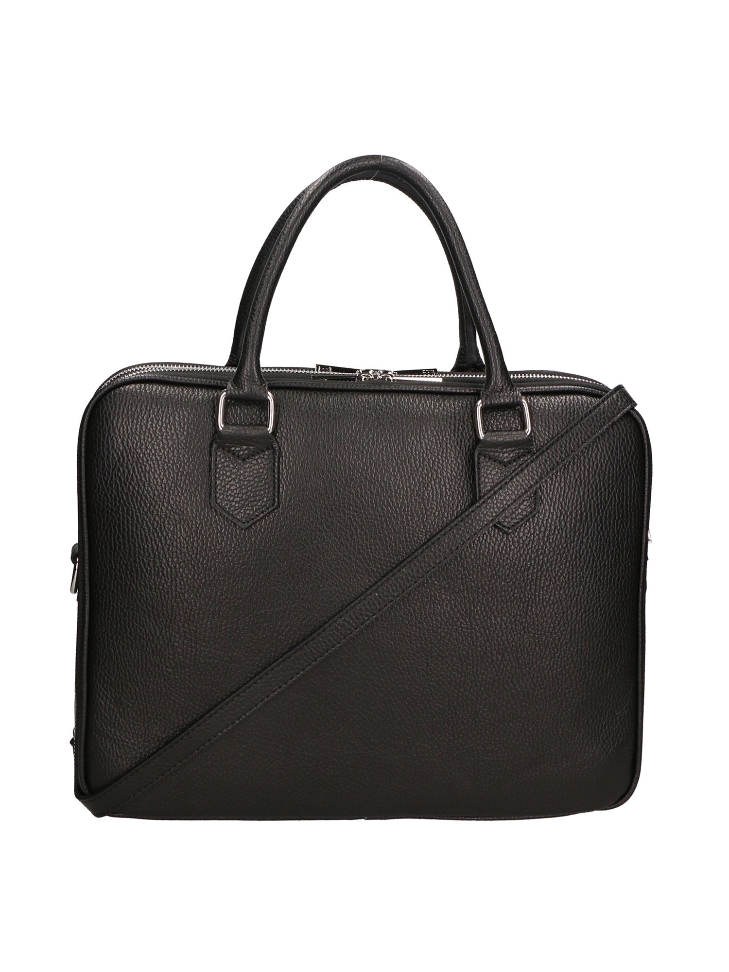 Grazia Borsa a spalla da donna Vera pelle 05930-D28 NERO BLACK Chiara Ferretti