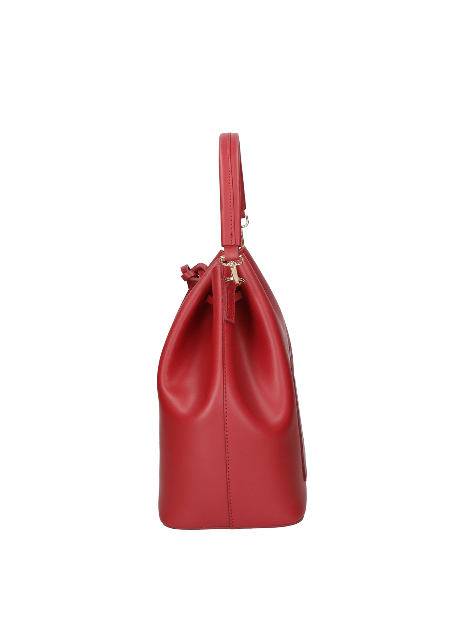 Erina Borsa a mano da donna Vera pelle 8073-L130 ROSSO SCURO Chiara Ferretti