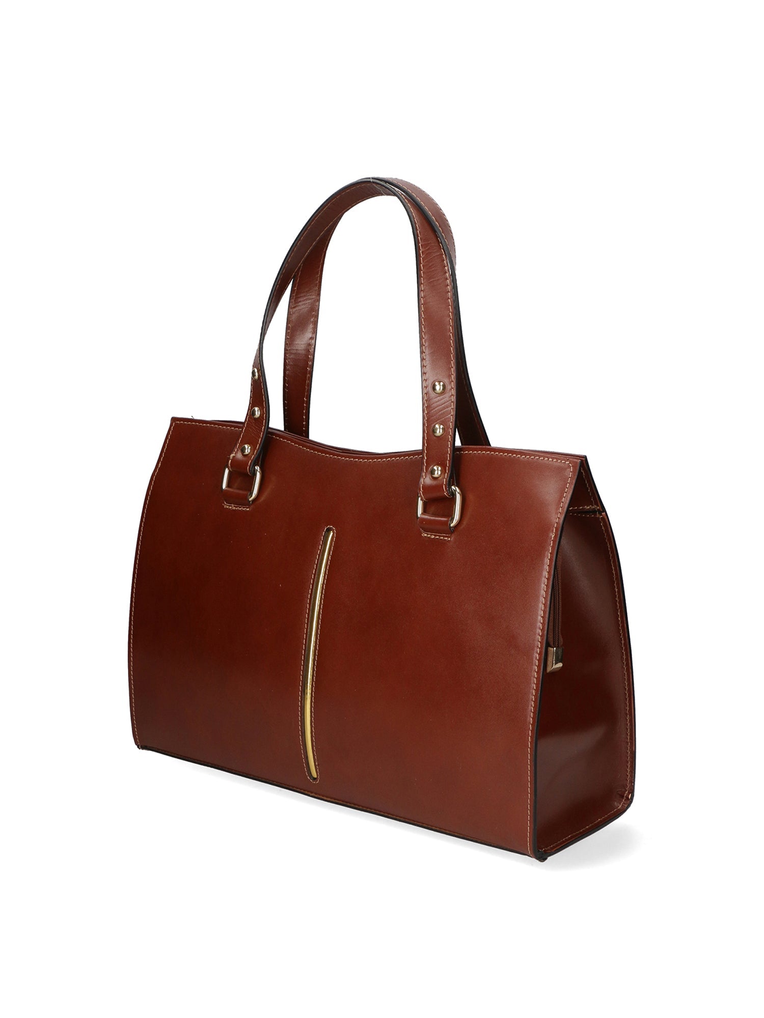 Frida Borsa a mano da donna Vera pelle 9134-MARRONE Chiara Ferretti