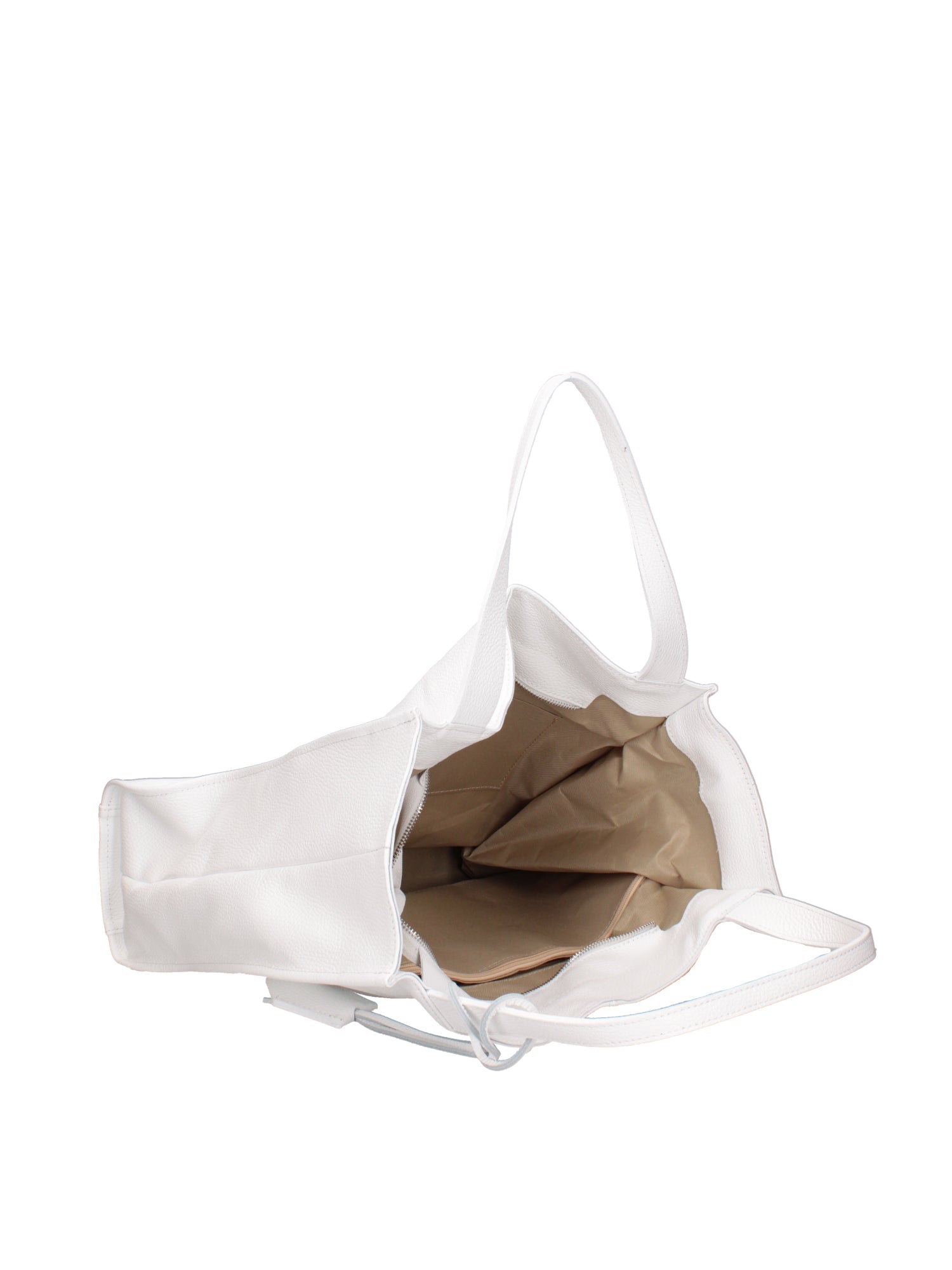 Aelia Borsa a spalla da donna Vera pelle 3312-BIANCO D01 Chiara Ferretti