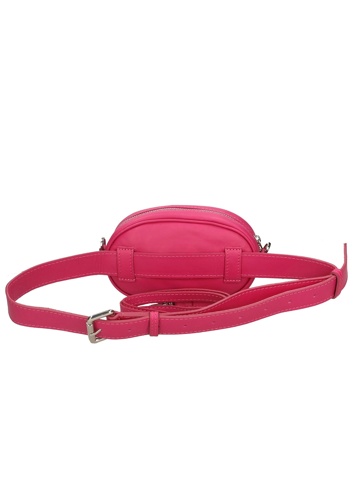 Luisa Damen-Bauchtasche aus echtem Leder, hergestellt in Italien, 12 x 19 x 7 cm