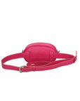 Luisa Damen-Bauchtasche aus echtem Leder, hergestellt in Italien, 12 x 19 x 7 cm