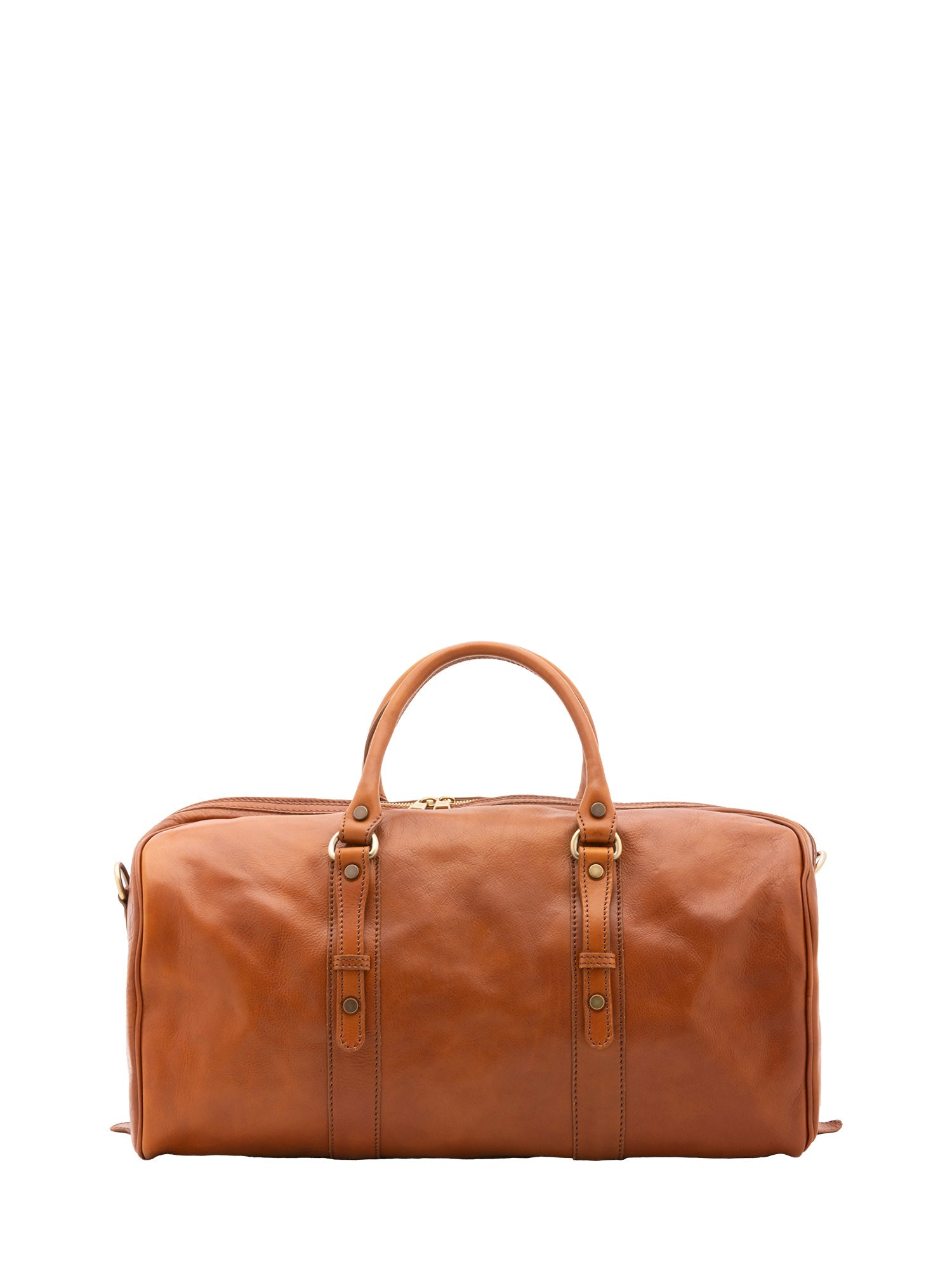 Borsa da viaggio unisex in vera pelle 100% cotone 4514-MIELE Alessia Firenze