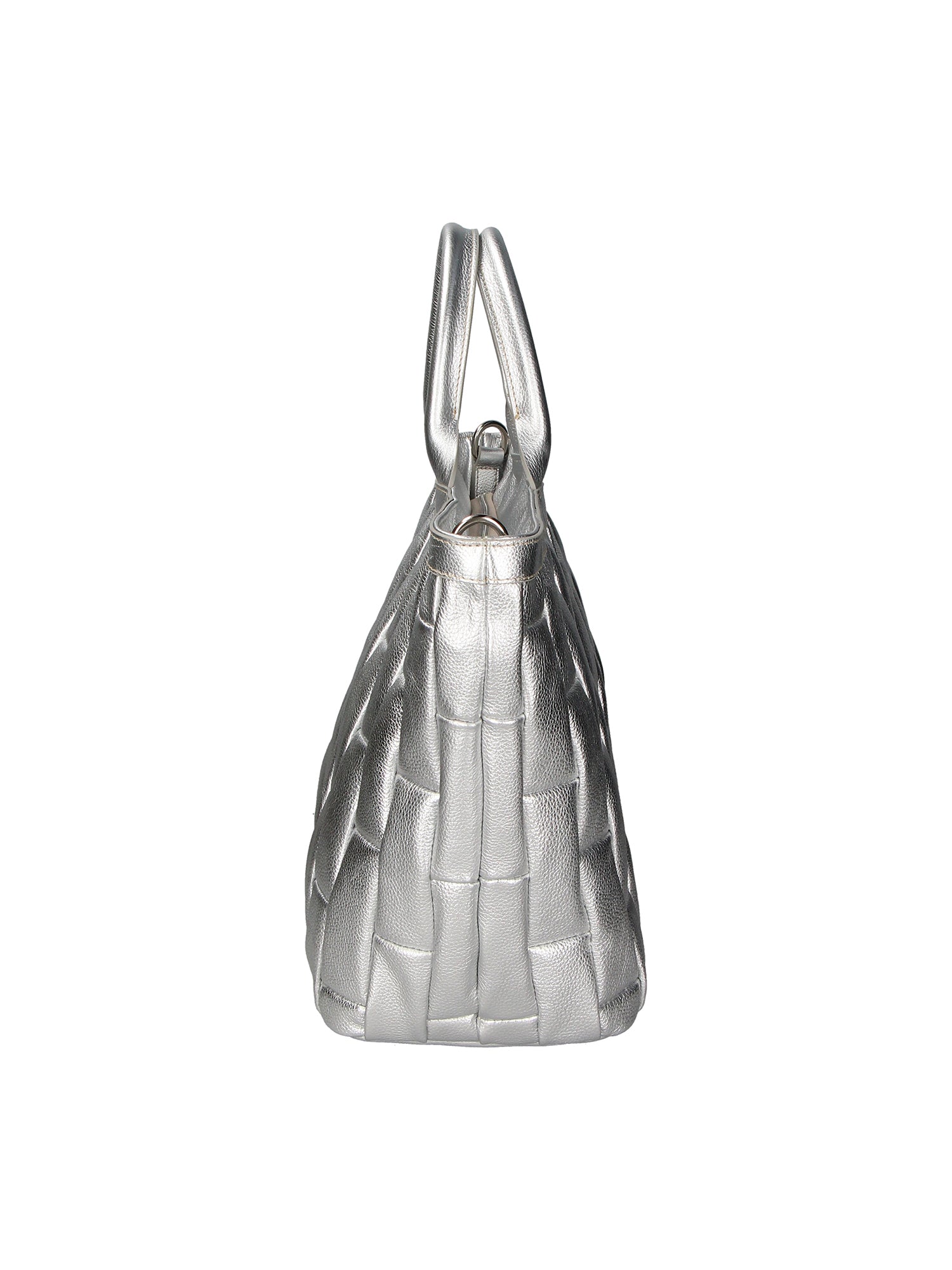 Olivia Borsa a mano da donna 100% pelle KAN 05-ARGENTO Chiara Ferretti