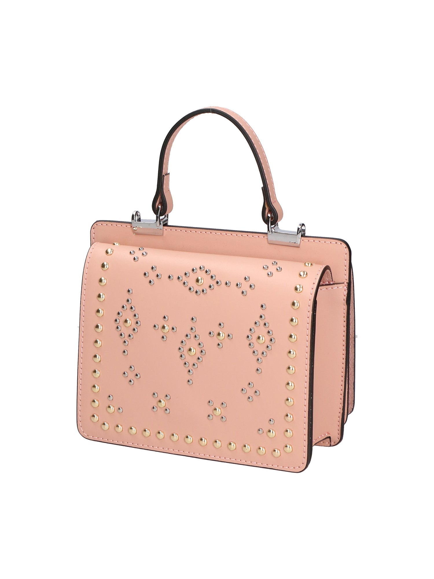 Nadia Damenhandtasche aus echtem Leder, hergestellt in Italien, 15 x 18 x 10 cm