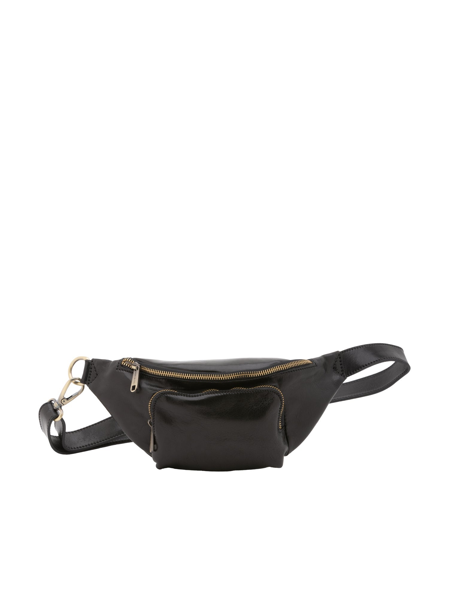 Marsupio da uomo in vera pelle 100% pelle 5502-Nero I Fratelli