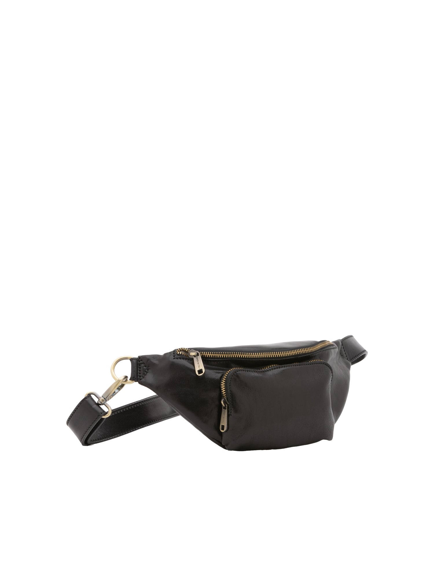 Marsupio da uomo in vera pelle 100% pelle 5502-Nero I Fratelli