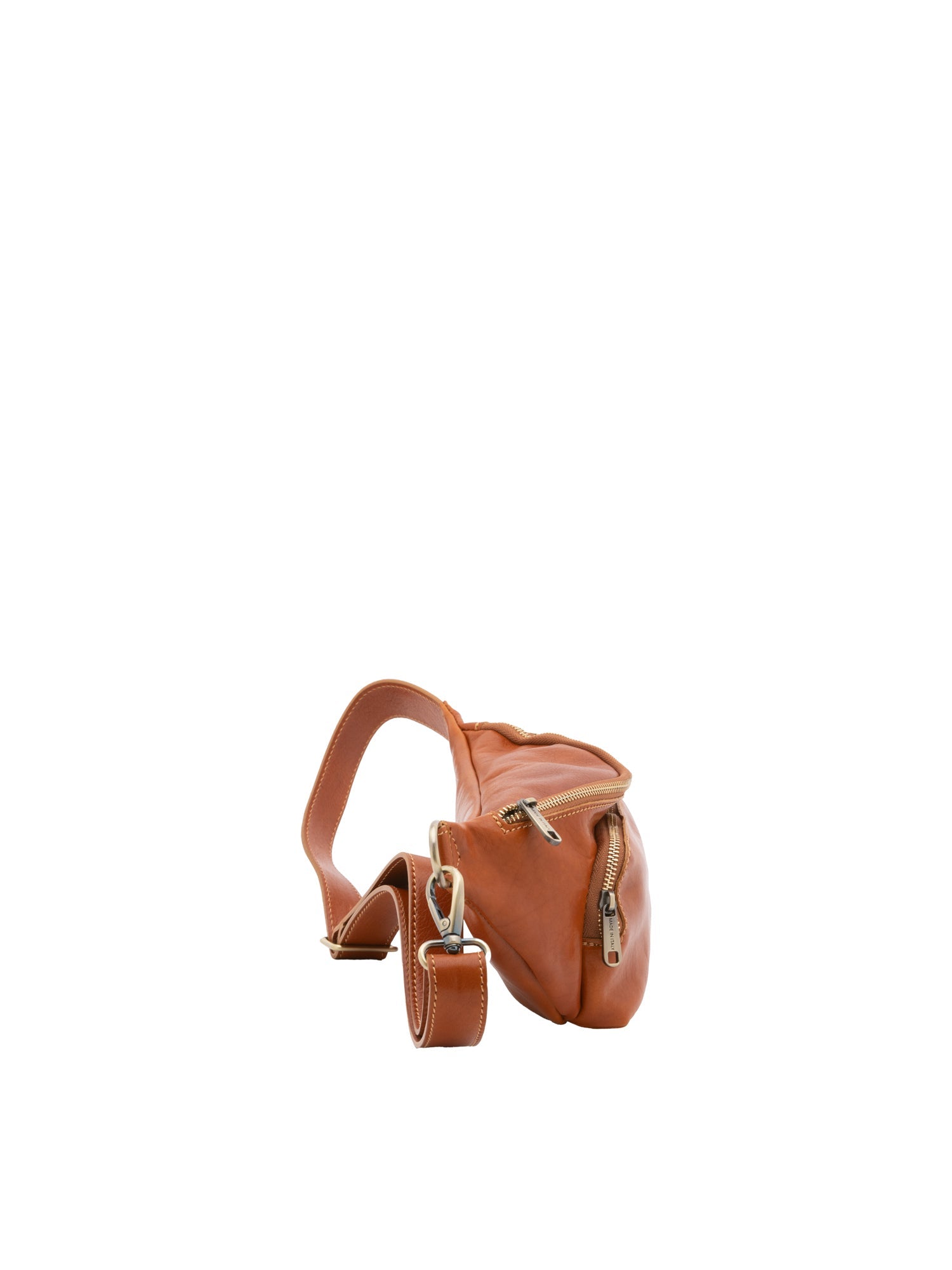 Marsupio da uomo in vera pelle 100% pelle 5503-Cognac I Fratelli