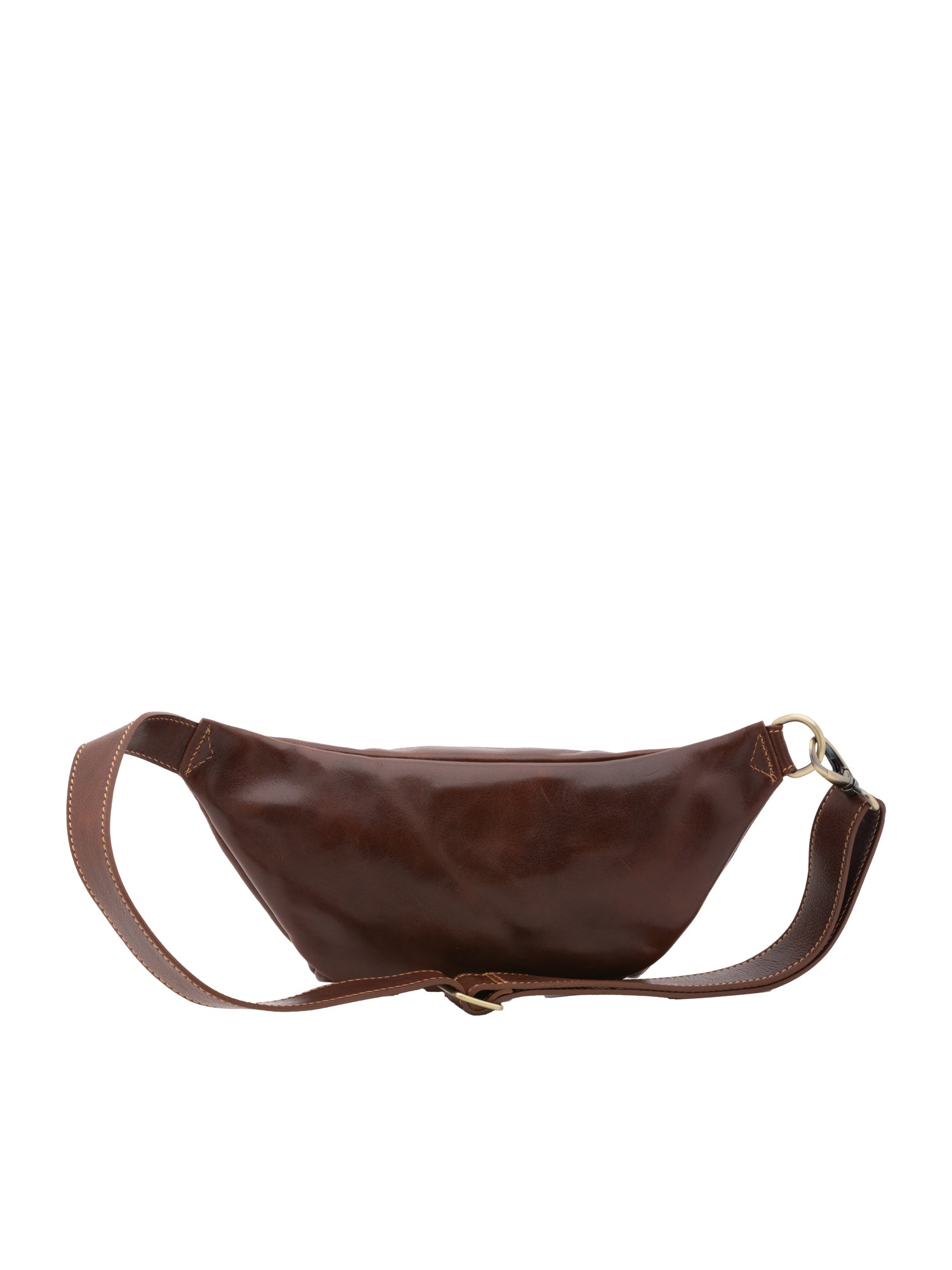 Marsupio da uomo in vera pelle 100% pelle 5503-Marrone I Fratelli