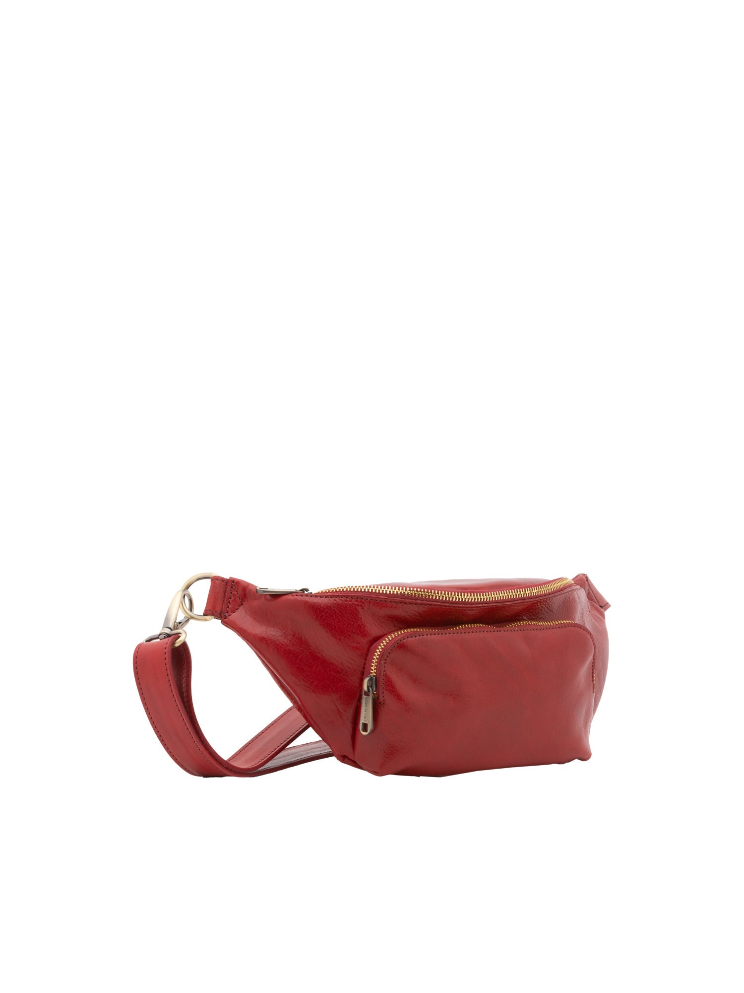 Marsupio da uomo in vera pelle 100% pelle 5503-Rosso I Fratelli