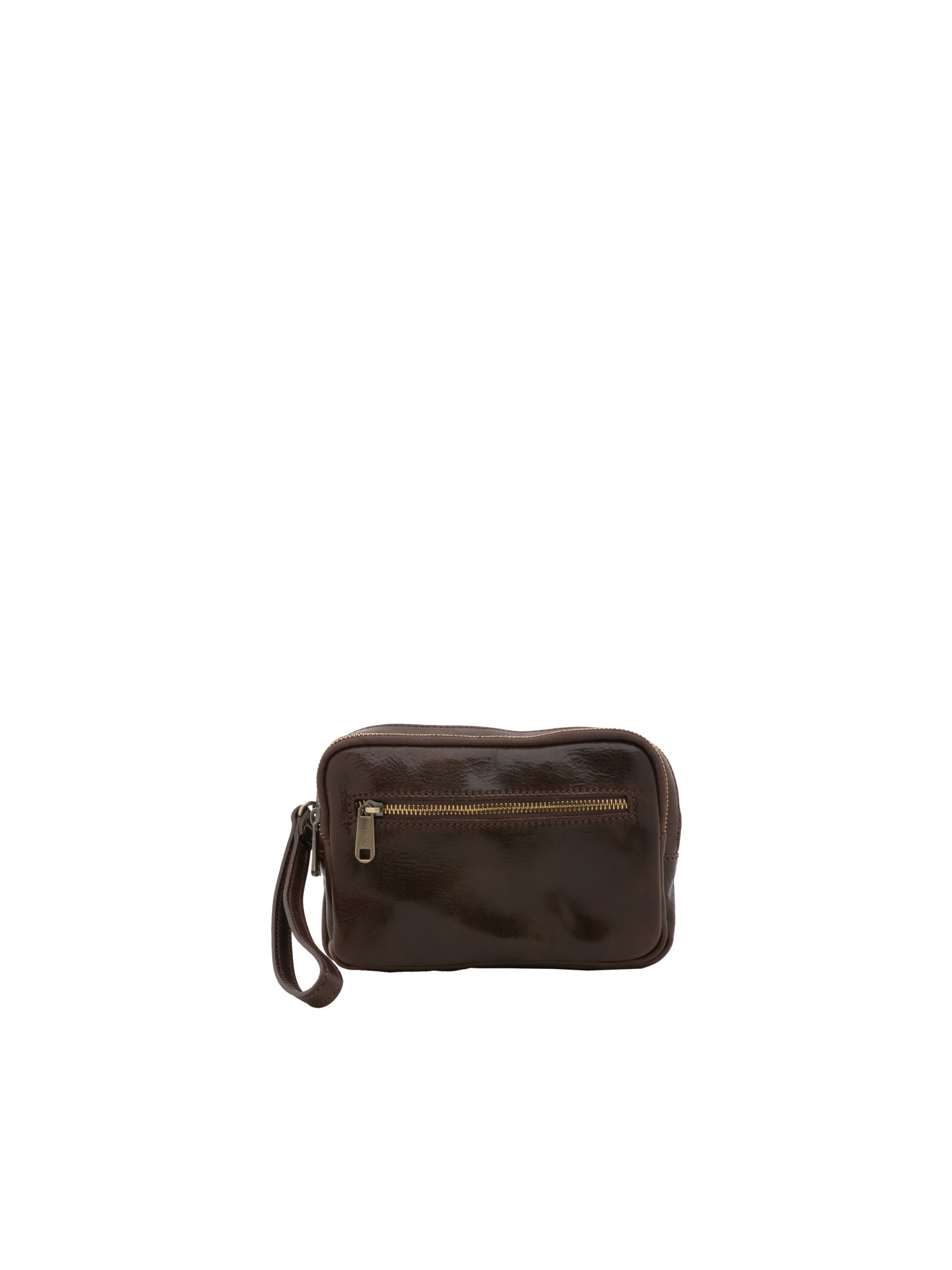 Borsa a mano da uomo in vera pelle 100% pelle 5504-Marrone I Fratelli