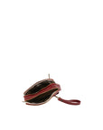 Borsa a mano da uomo in vera pelle 100% pelle 5504-Rosso I Fratelli