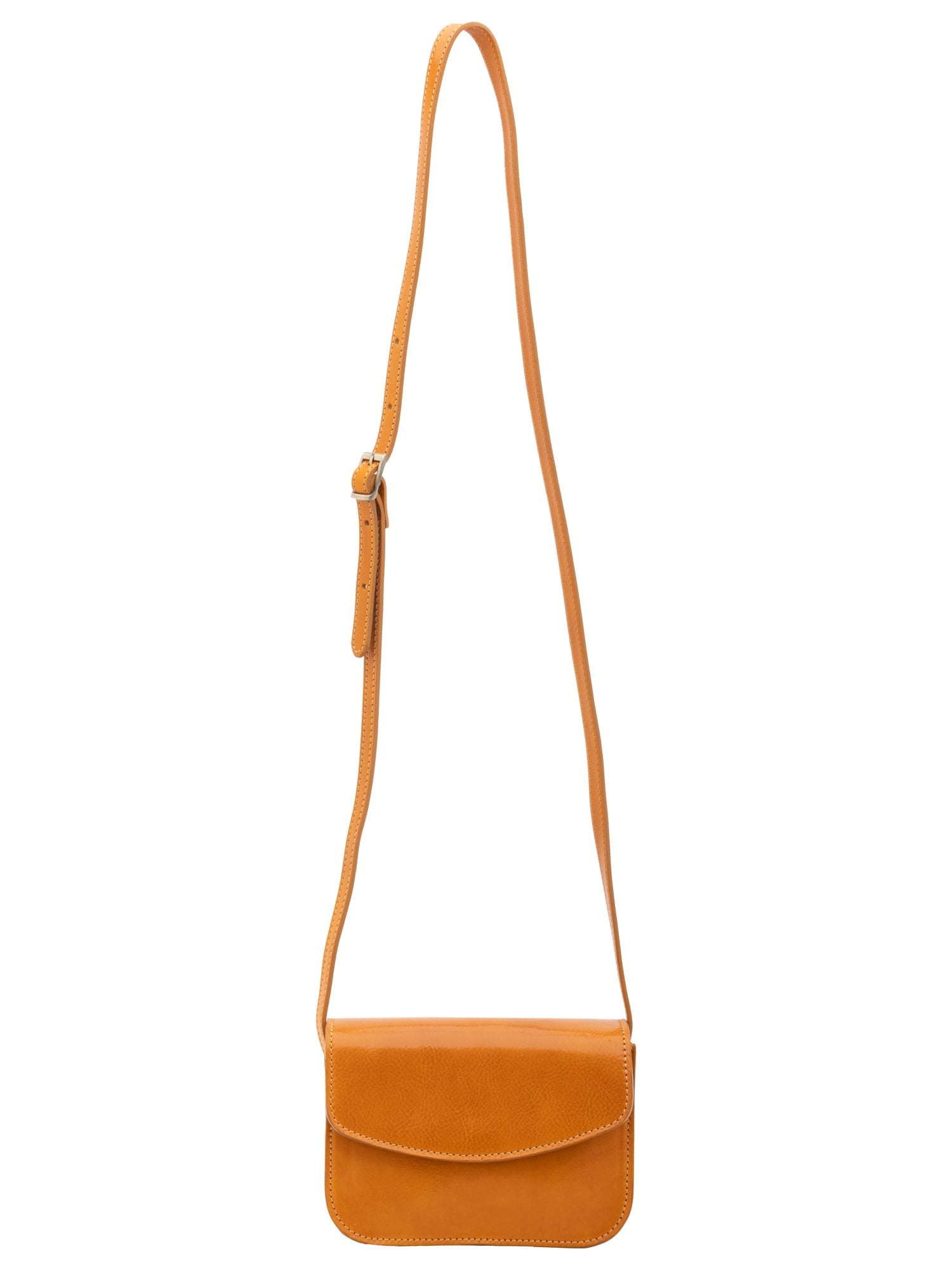 Borsa a tracolla da donna Vera pelle 5511-Giallo I Fratelli