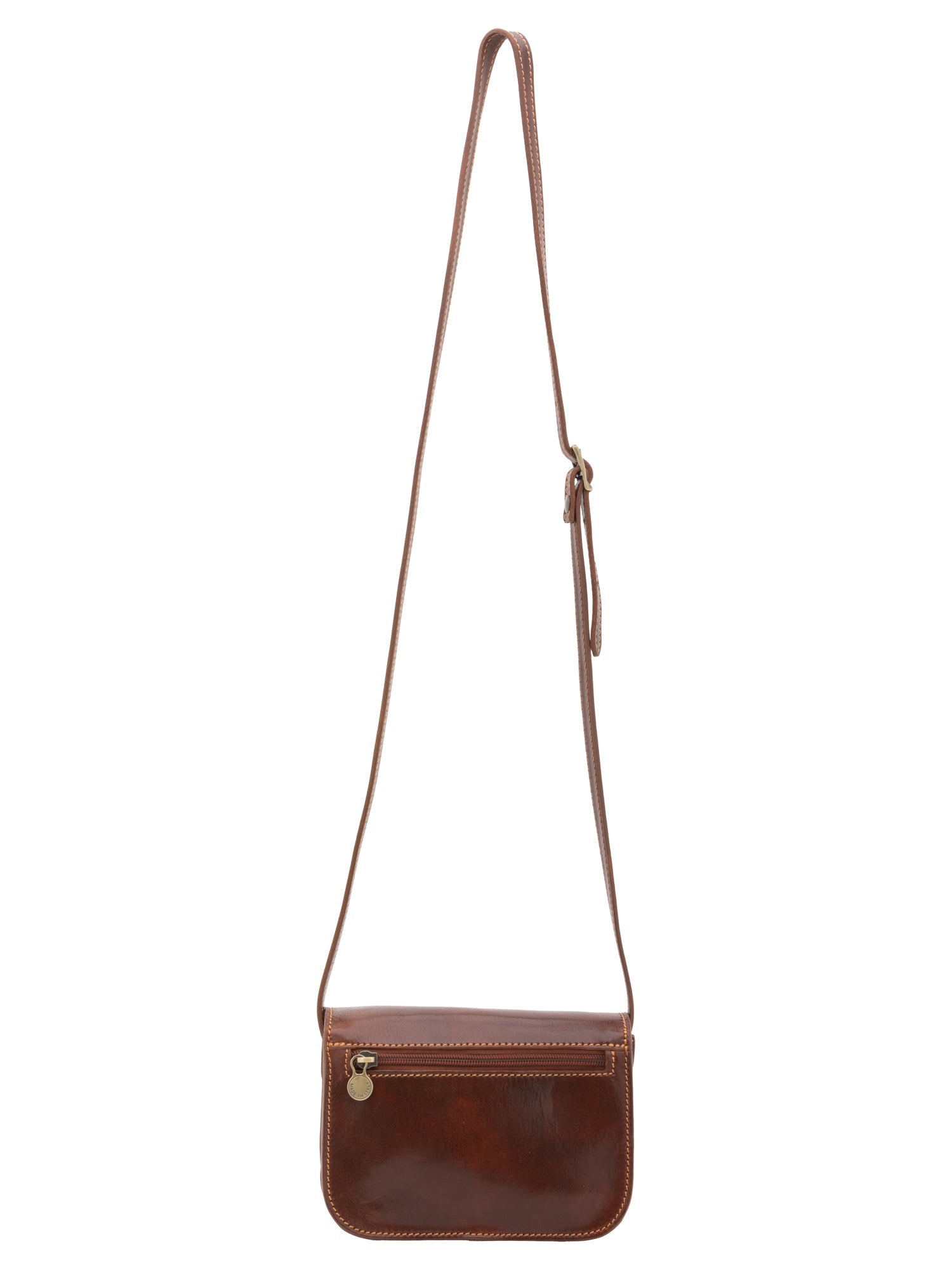 Borsa a tracolla da donna Vera pelle 5511-Marrone I Fratelli