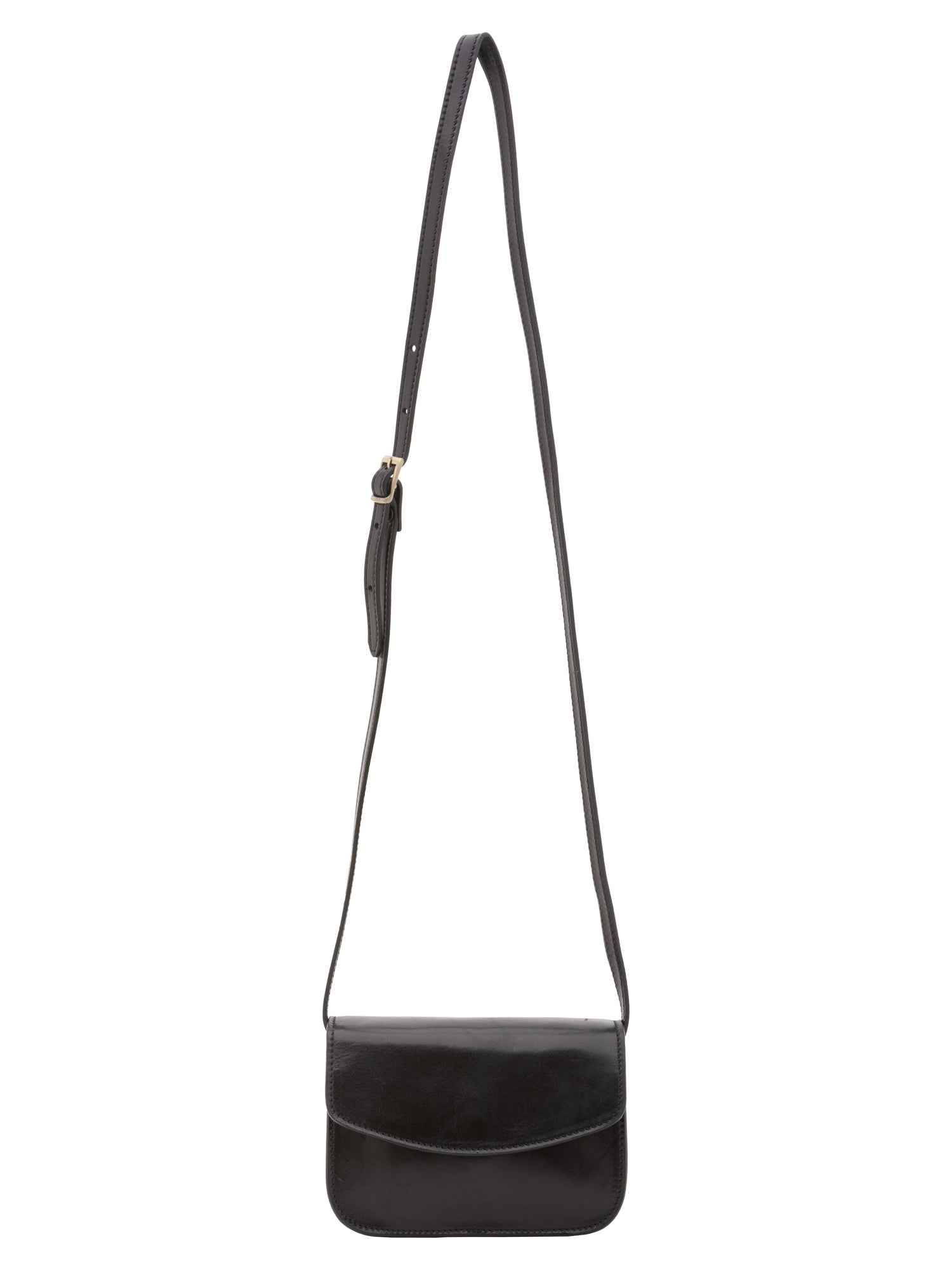 Borsa a tracolla da donna Vera pelle 5511-Nero I Fratelli