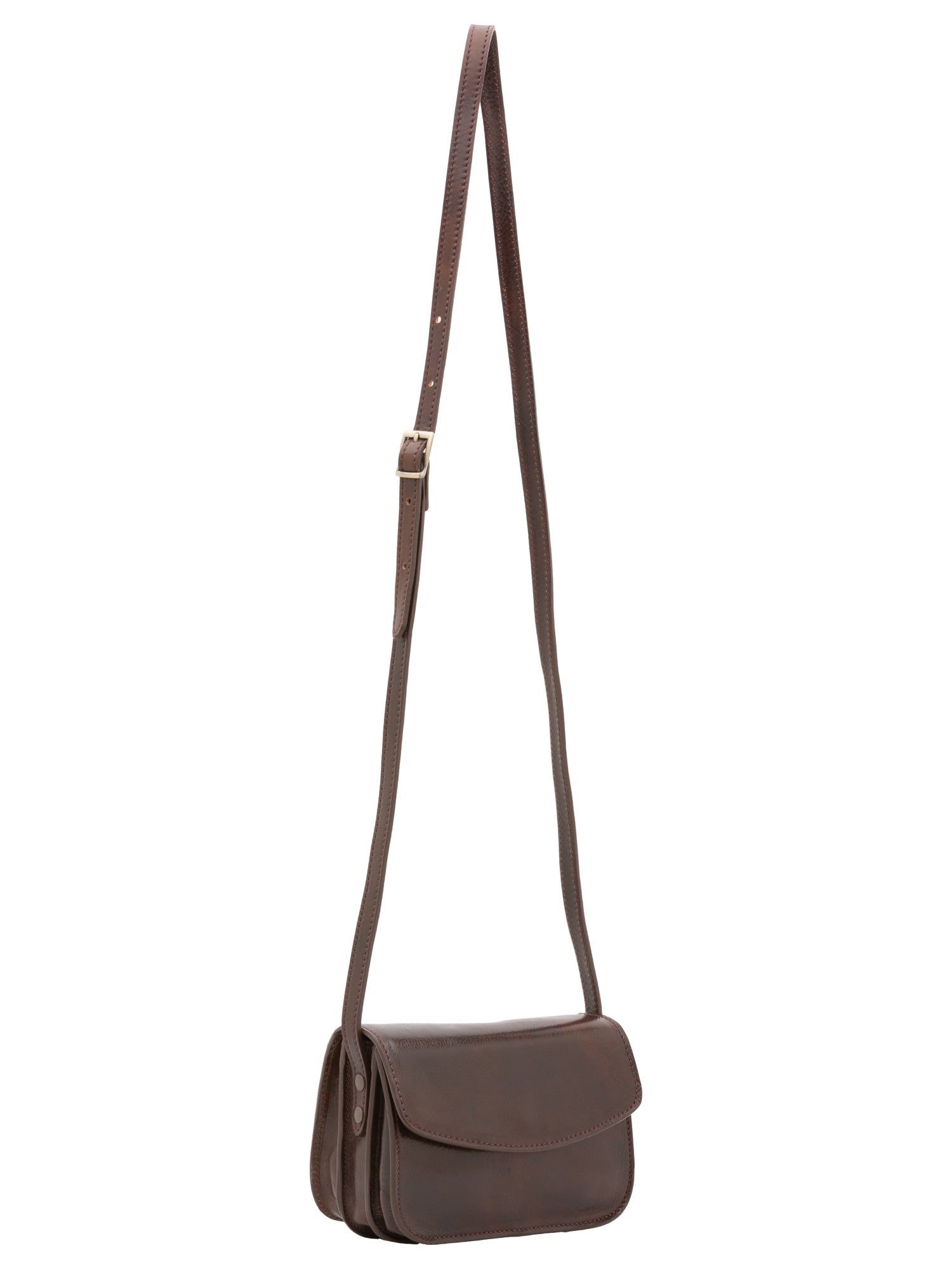 Borsa a tracolla da donna Vera pelle 5511-Tmoro I Fratelli