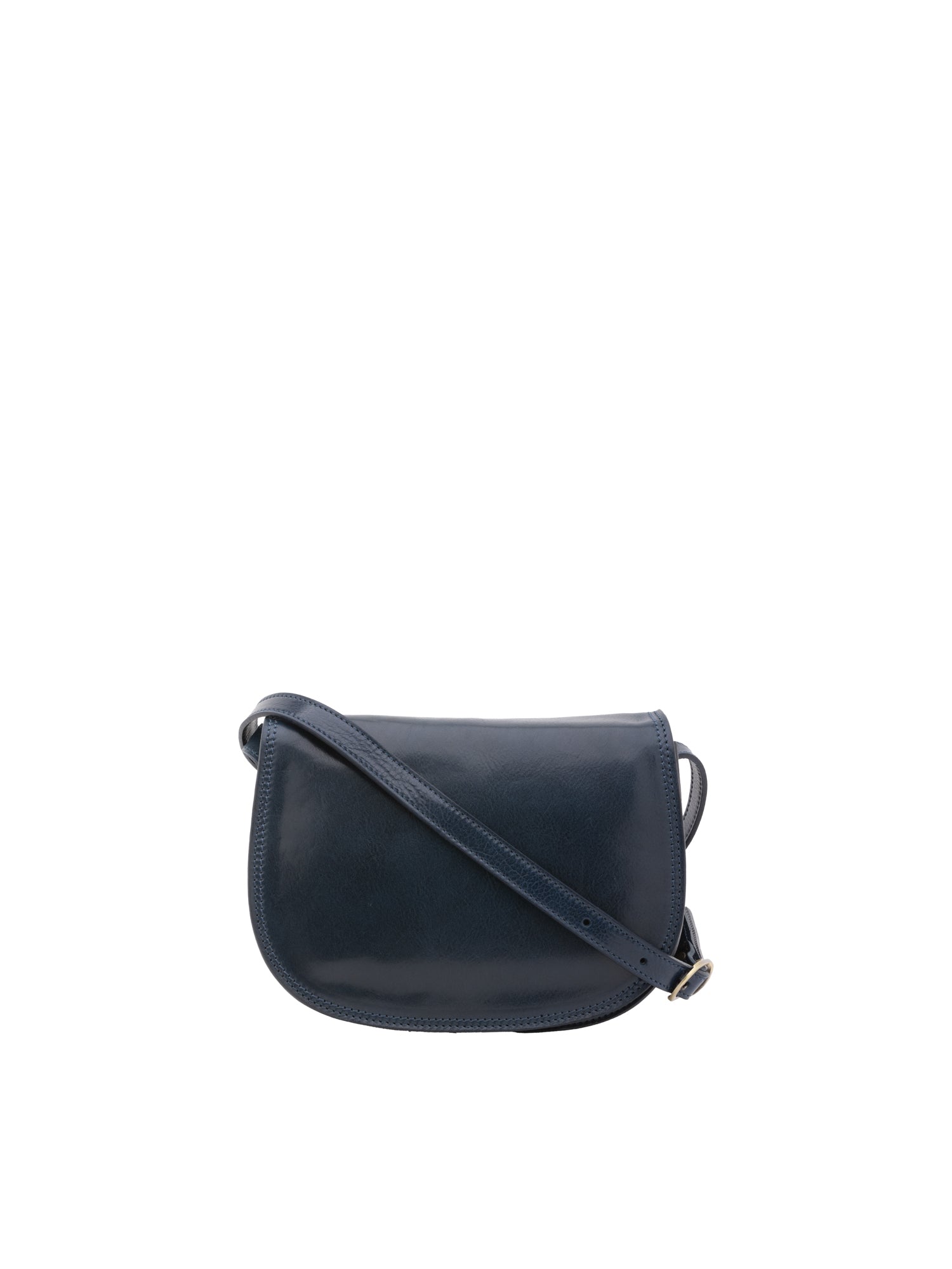 Borsa a tracolla da donna Vera pelle 5512-Blu I Fratelli