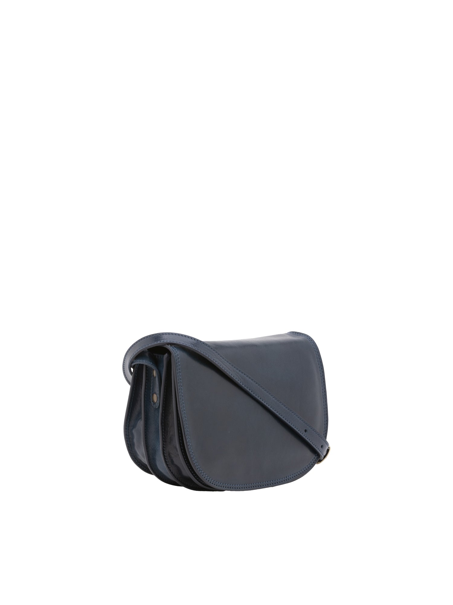 Borsa a tracolla da donna Vera pelle 5512-Blu I Fratelli