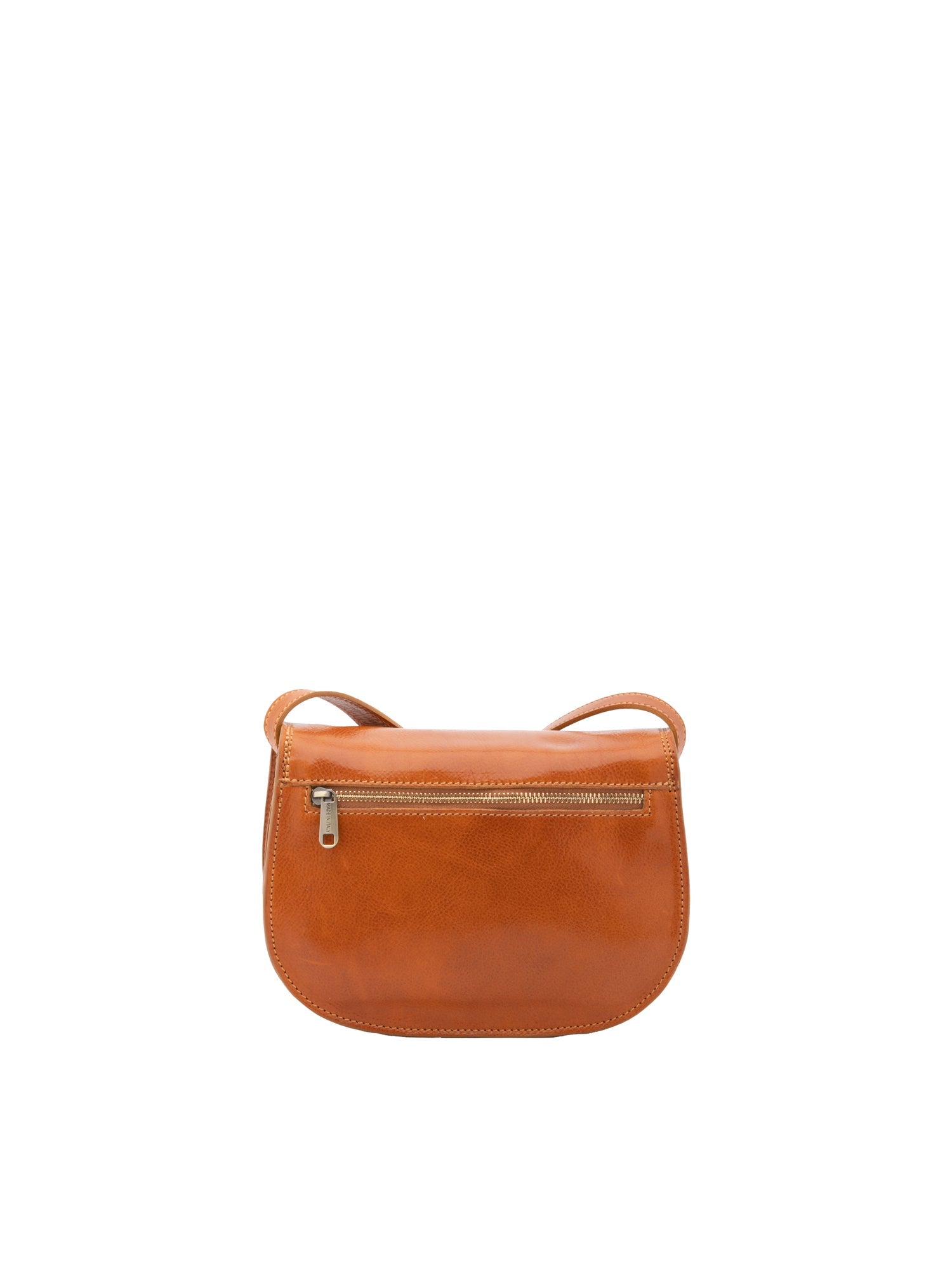 Borsa a tracolla da donna Vera pelle 5512-Cognac I Fratelli