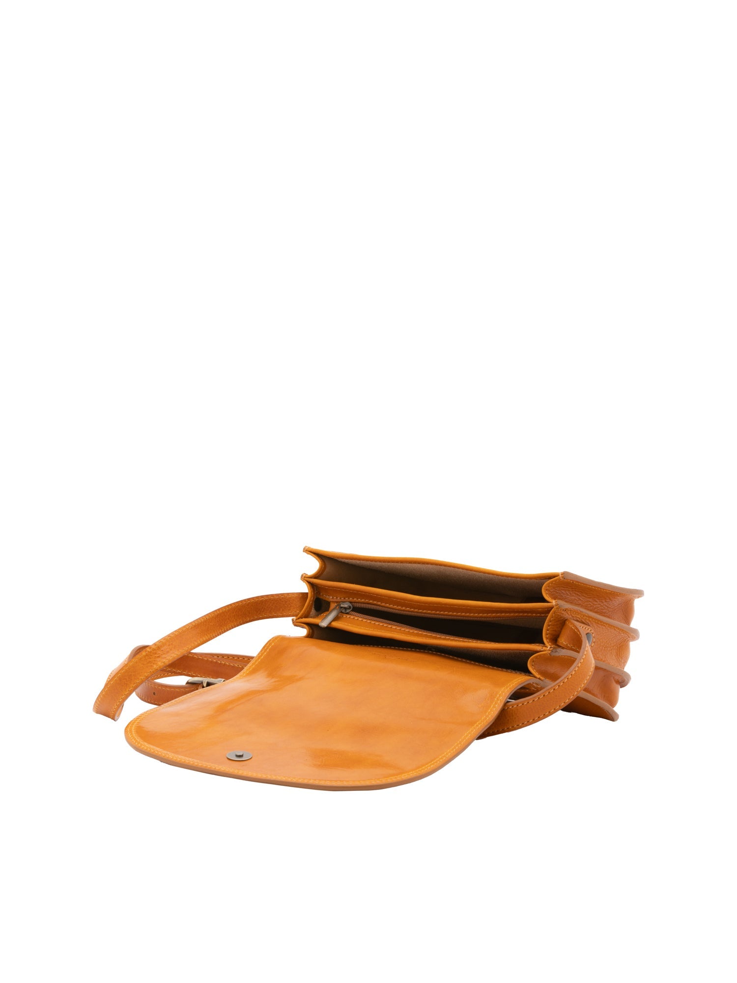 Borsa a tracolla da donna Vera pelle 5512-Giallo I Fratelli